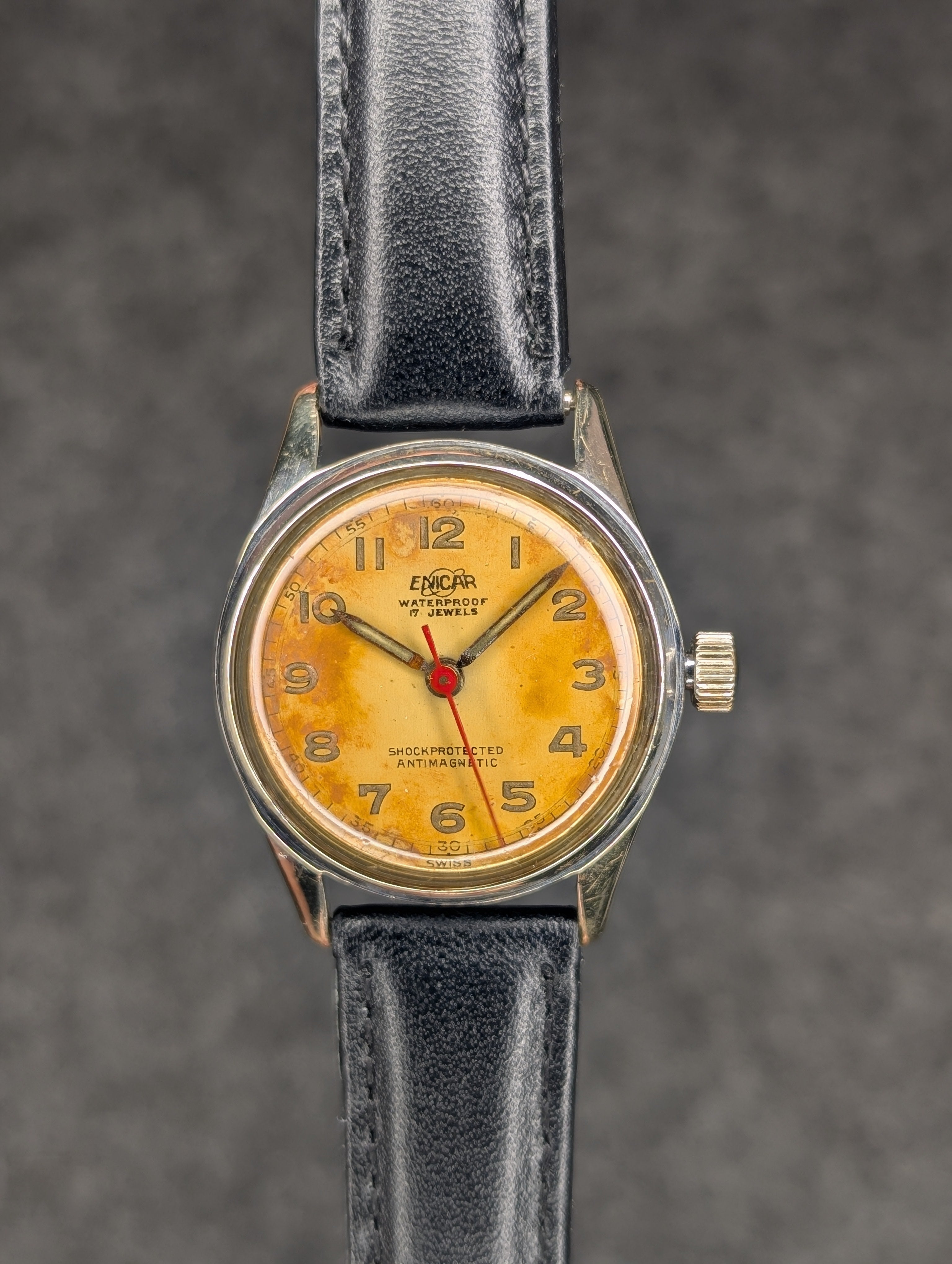 1950's Enicar Tropical Dial - Manual Wind