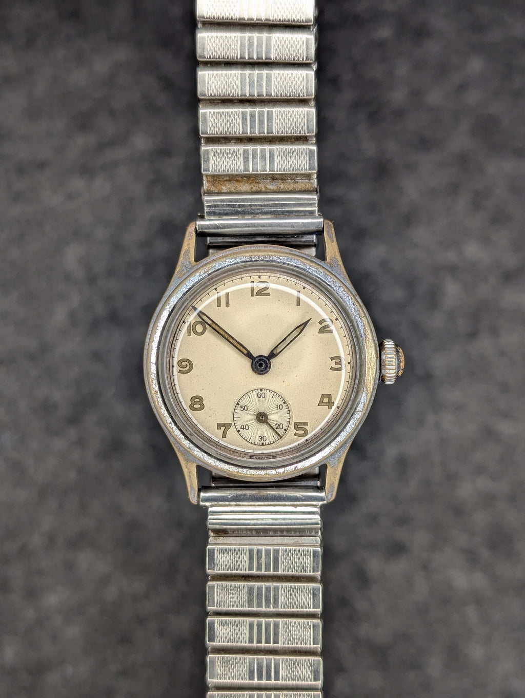 1940's Military Sterile Dial - Manual Wind