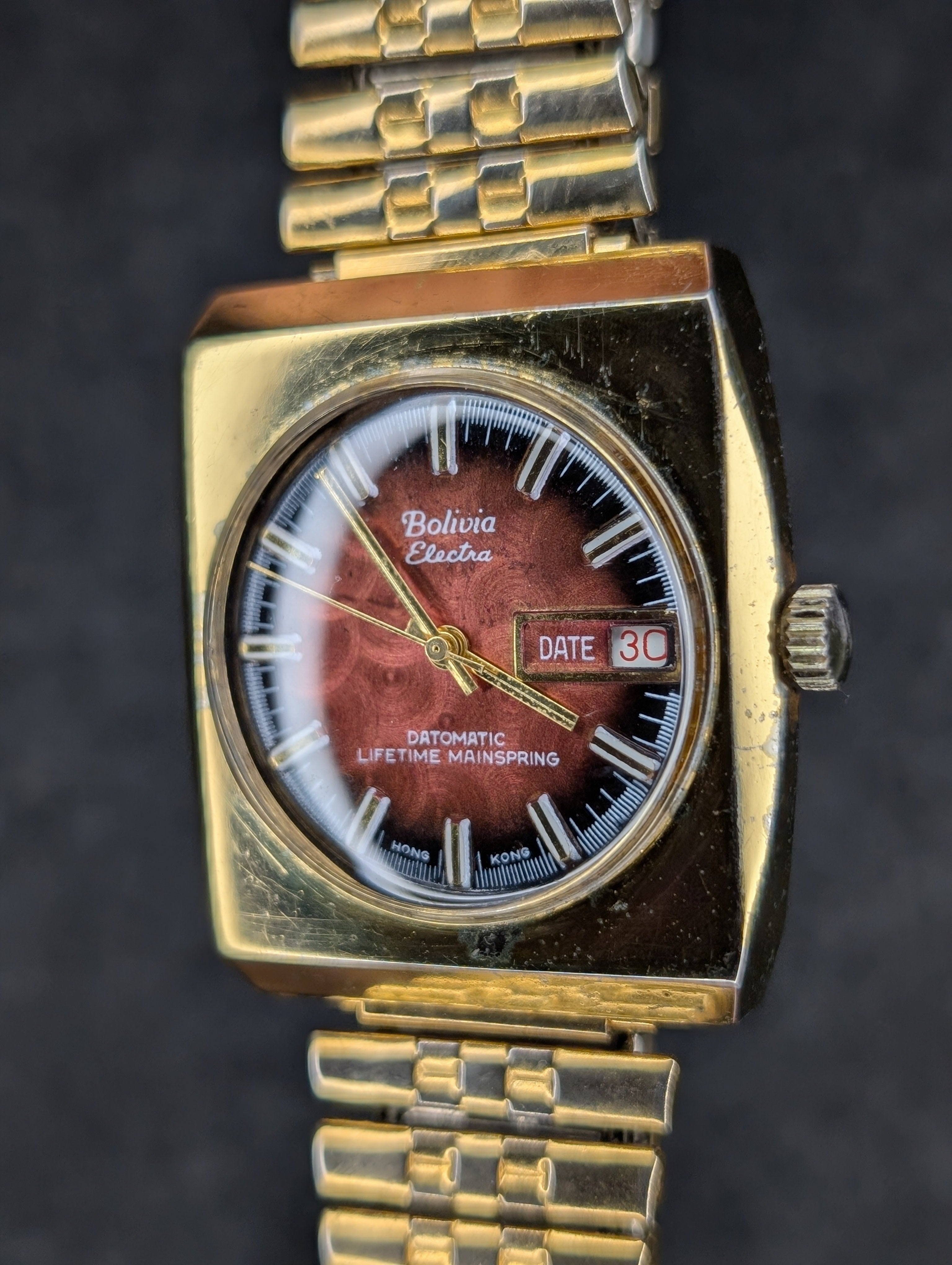 1972 Bolivia Electra Datomatic - Manual Wind