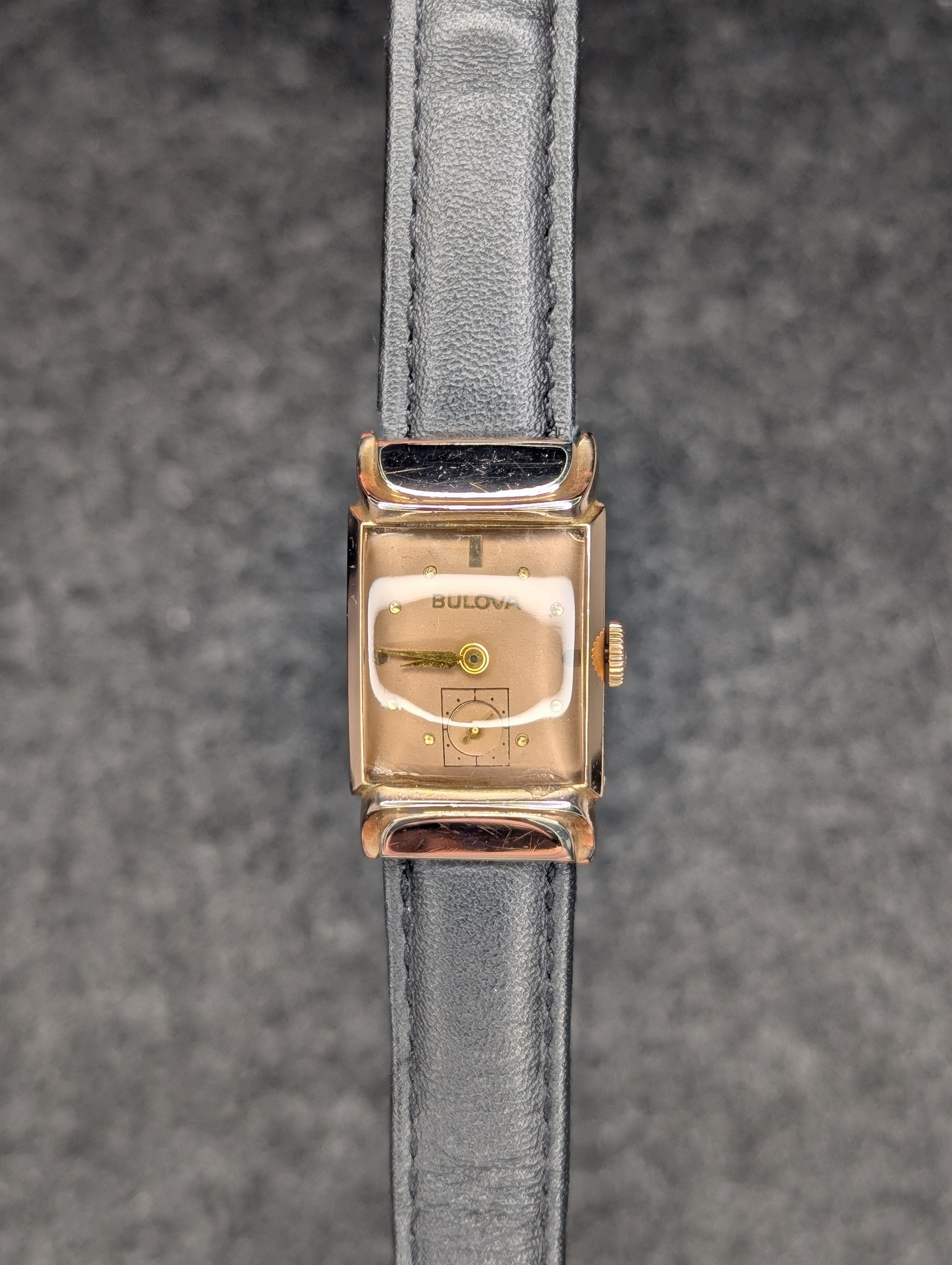 1940's Bulova Squadron - 14k Rose Gold Filled (With Box)