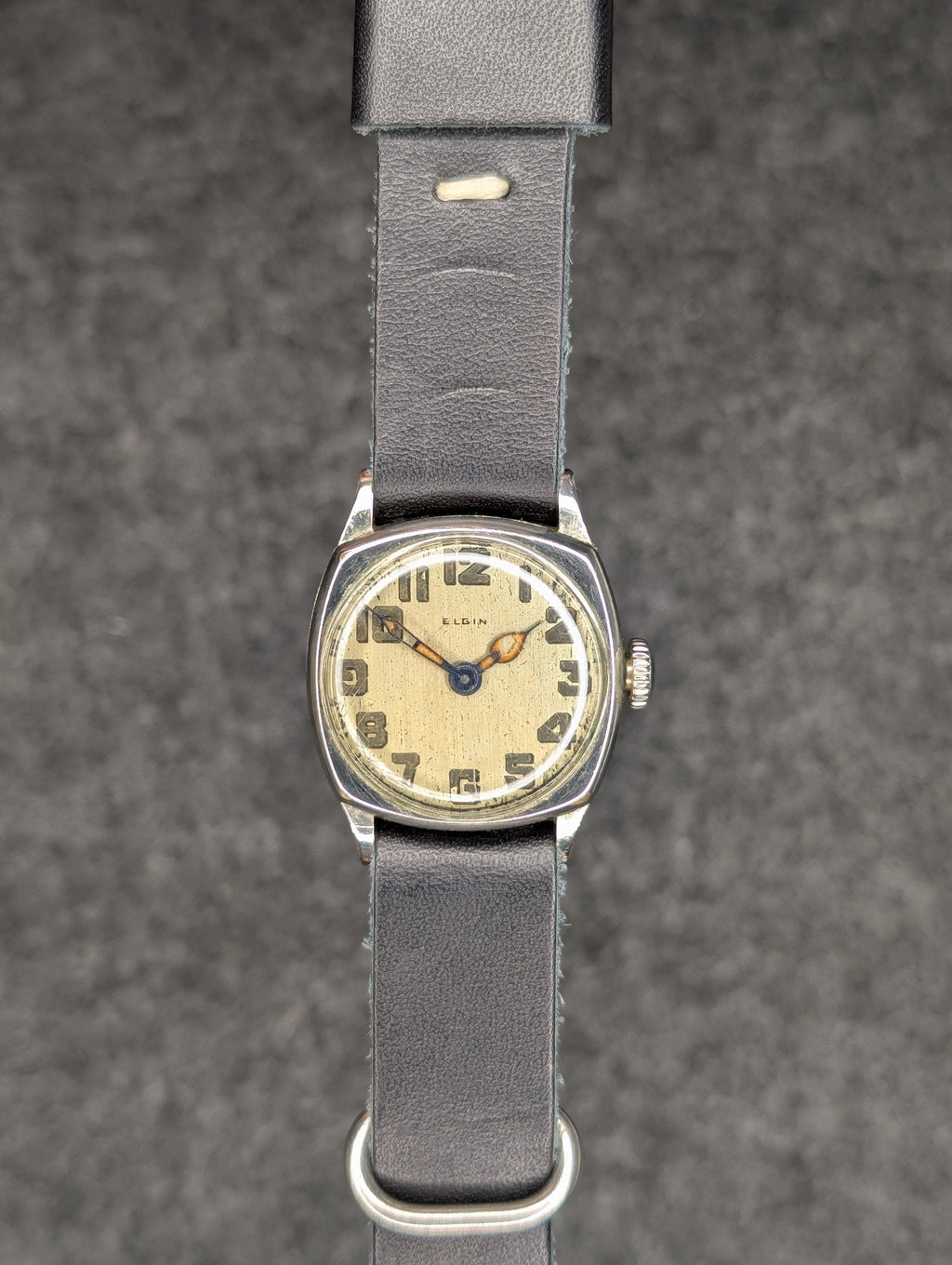 1920's Elgin Cushion Case - Manual Wind