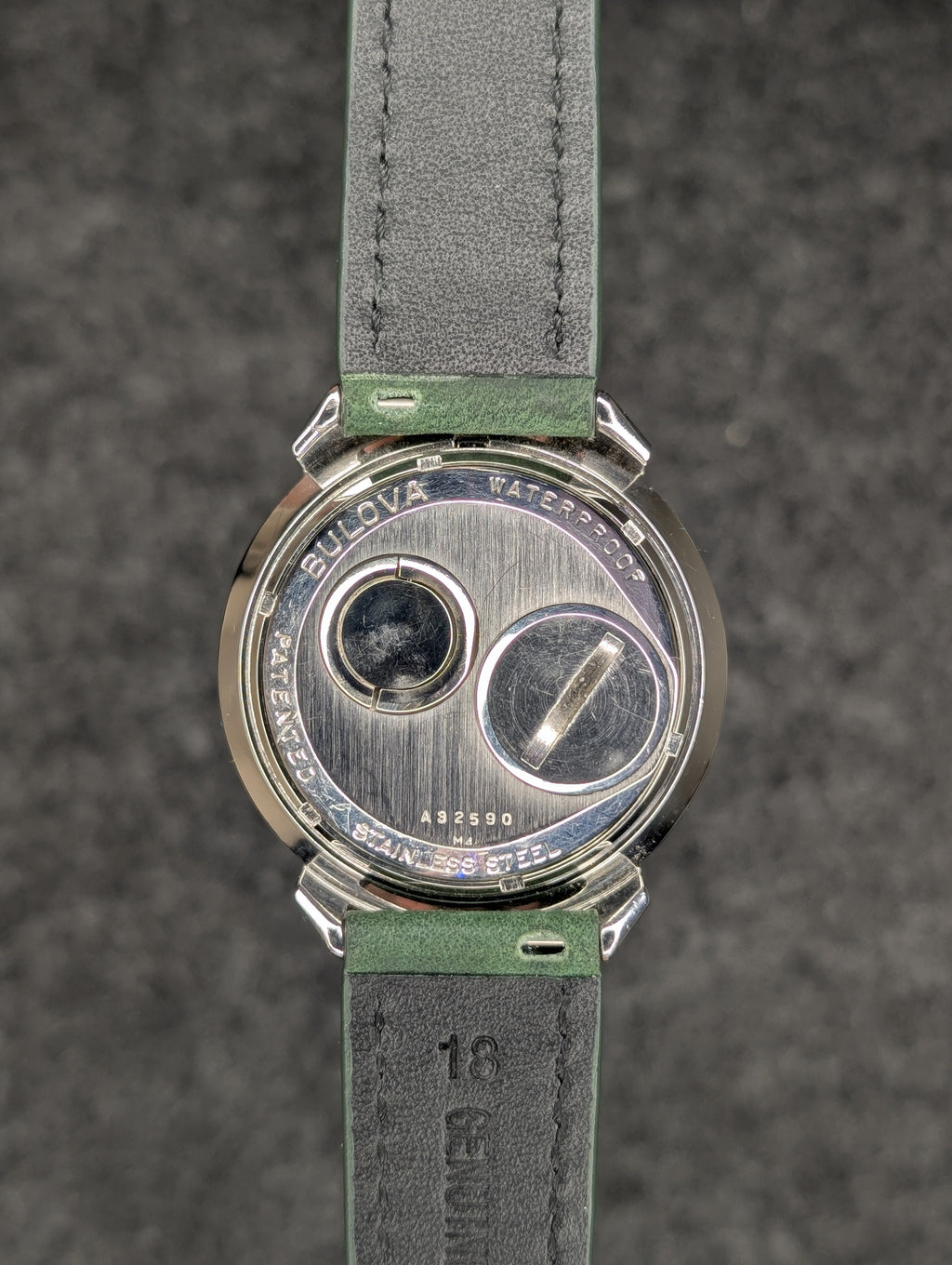 1963 Bulova 214 Accutron Spaceview "C" (Orange Seconds)