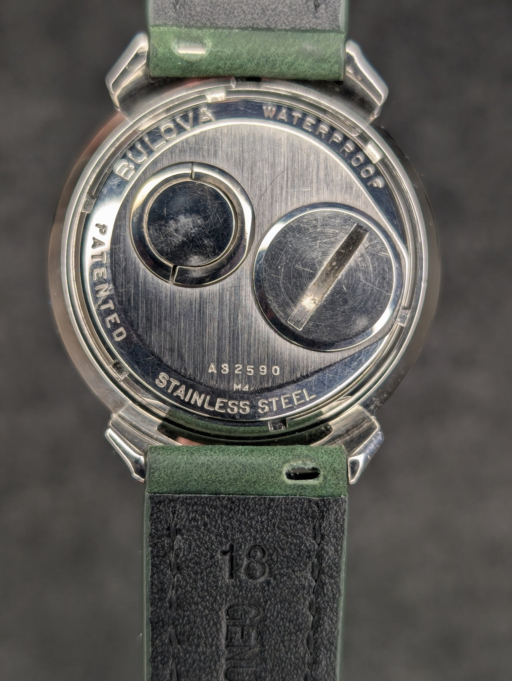 1963 Bulova 214 Accutron Spaceview "C" (Orange Seconds)