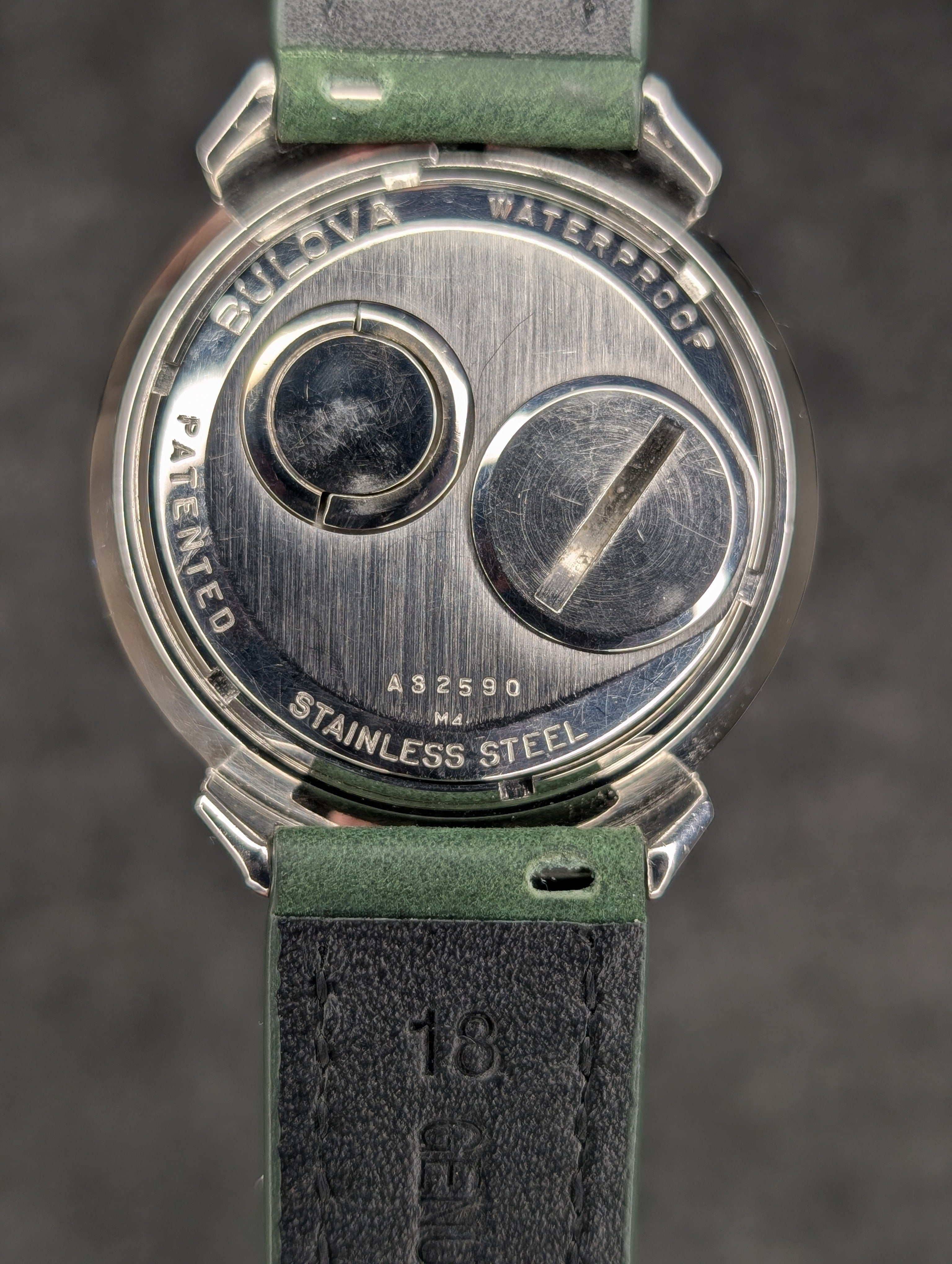 1963 Bulova 214 Accutron Spaceview "C" (Orange Seconds)