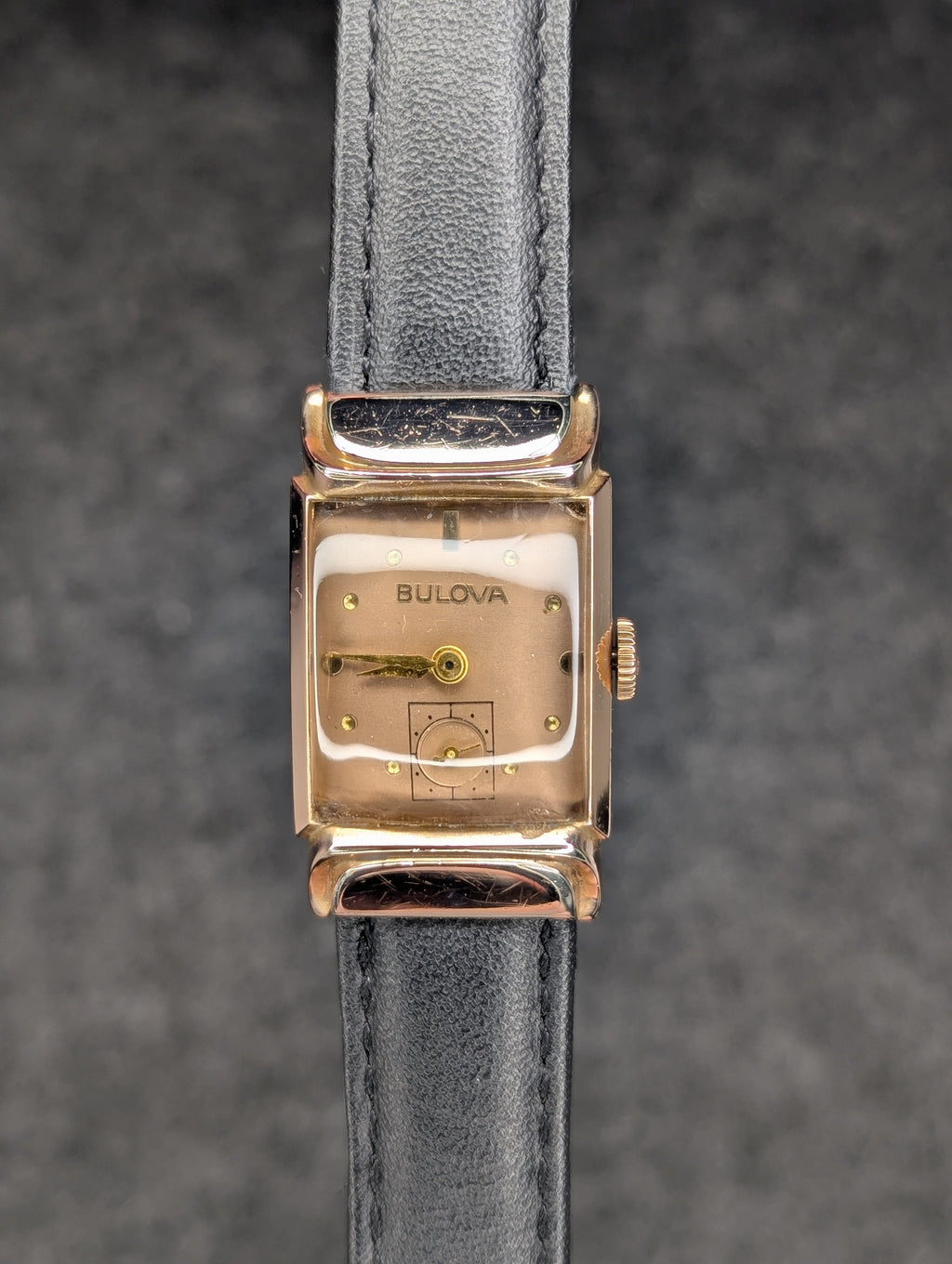 1940's Bulova Squadron - 14k Rose Gold Filled (With Box)