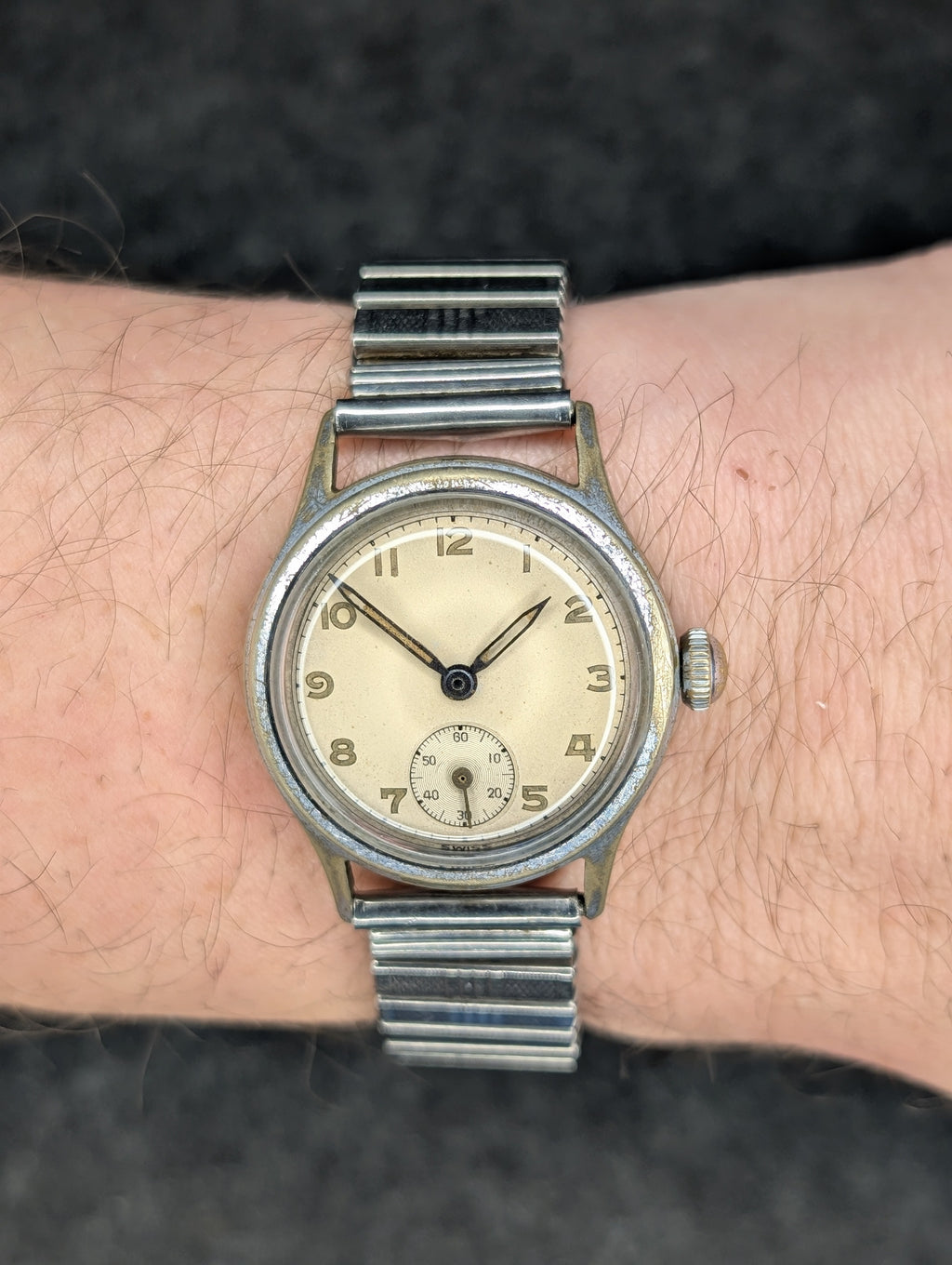 1940's Military Sterile Dial - Manual Wind