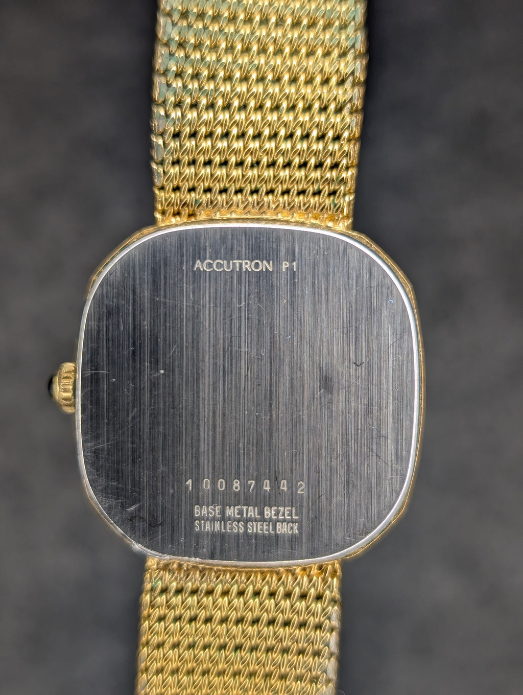 1980's Bulova Accutron Integrated Bracelet - Quartz