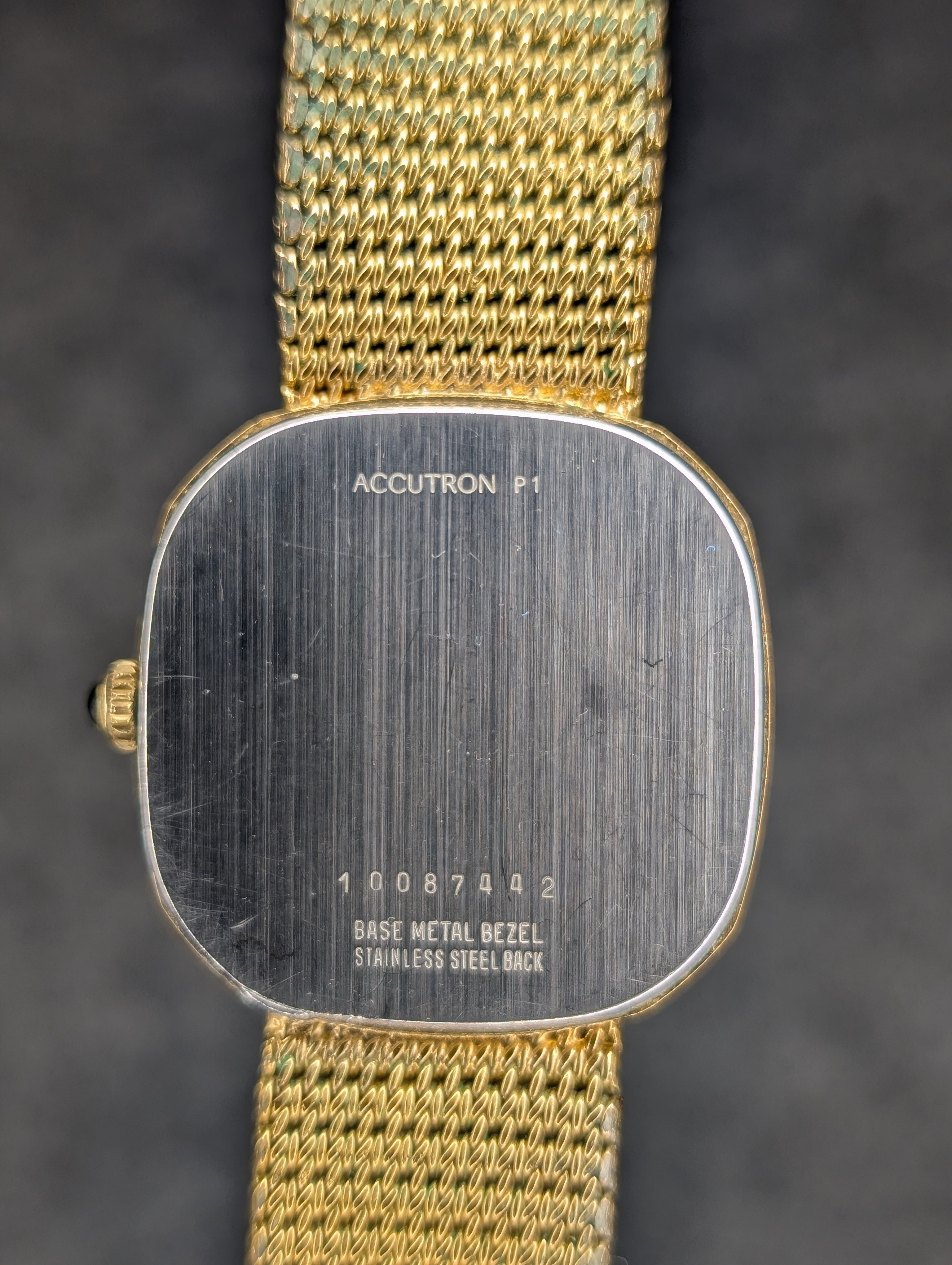 1980's Bulova Accutron Integrated Bracelet - Quartz