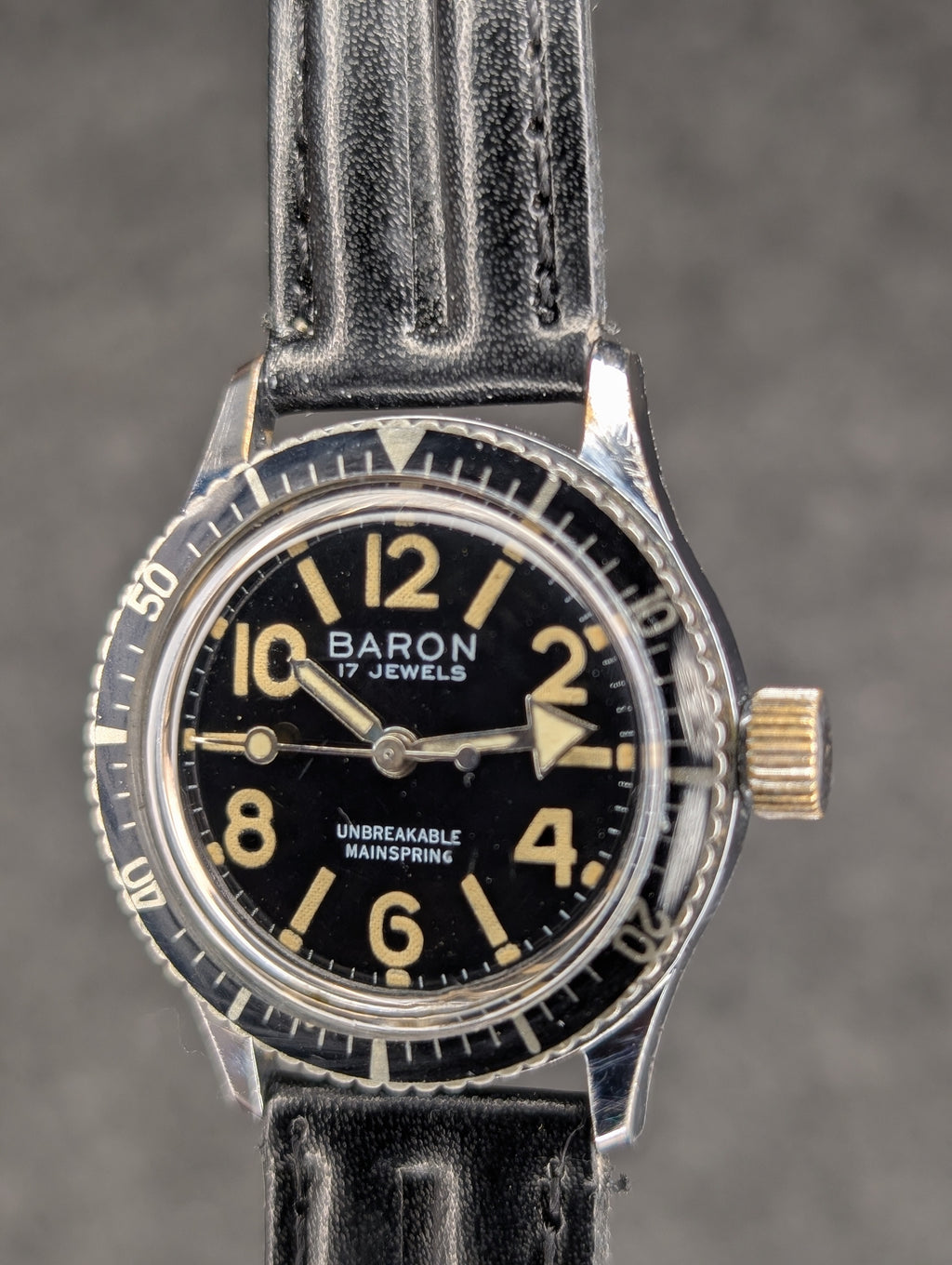 1970's Baron "Cadet" Skindiver - Manual Wind