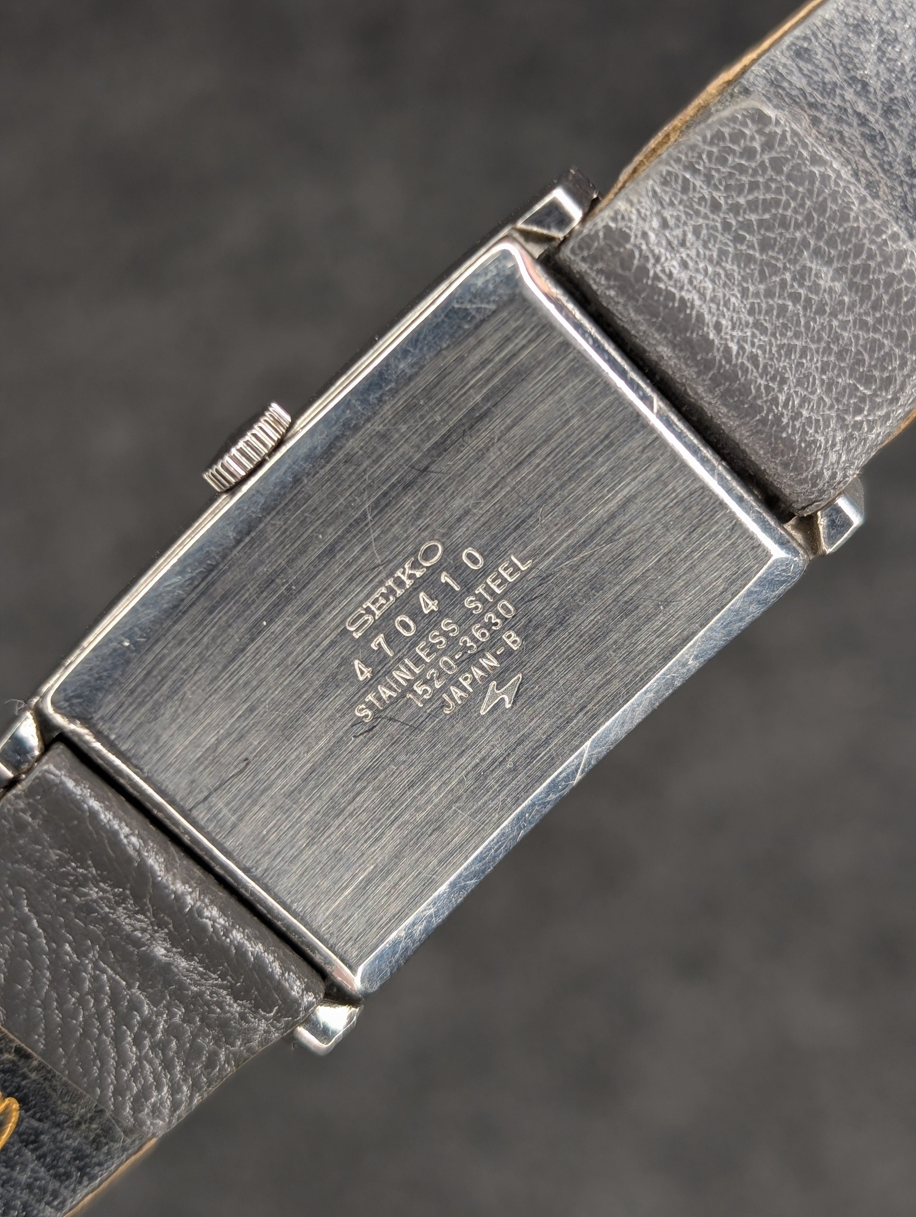 1974 Seiko Steel Tank 1520-3630 - Manual Wind