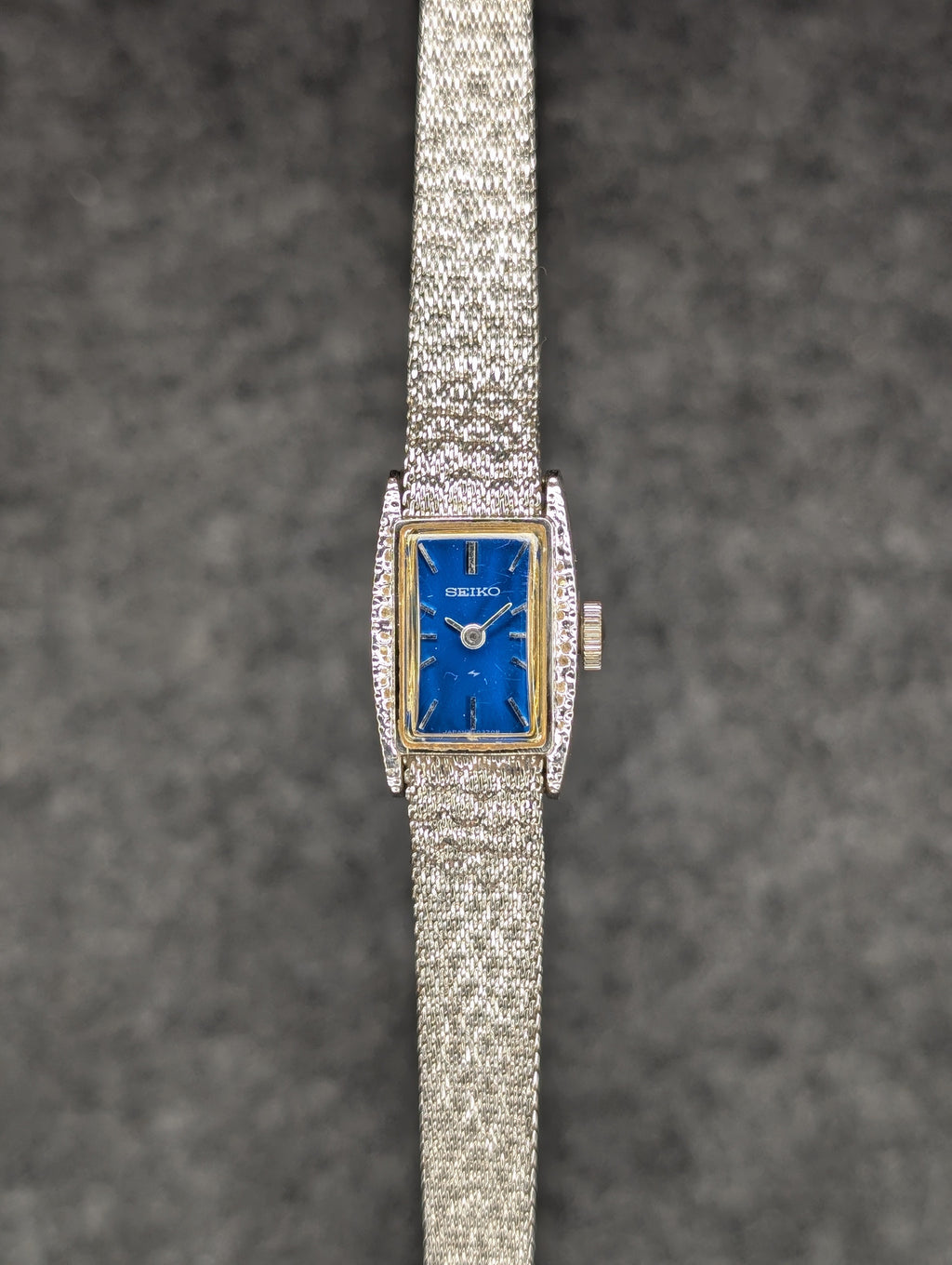 1970's Seiko Blue Dial - Manual Wind