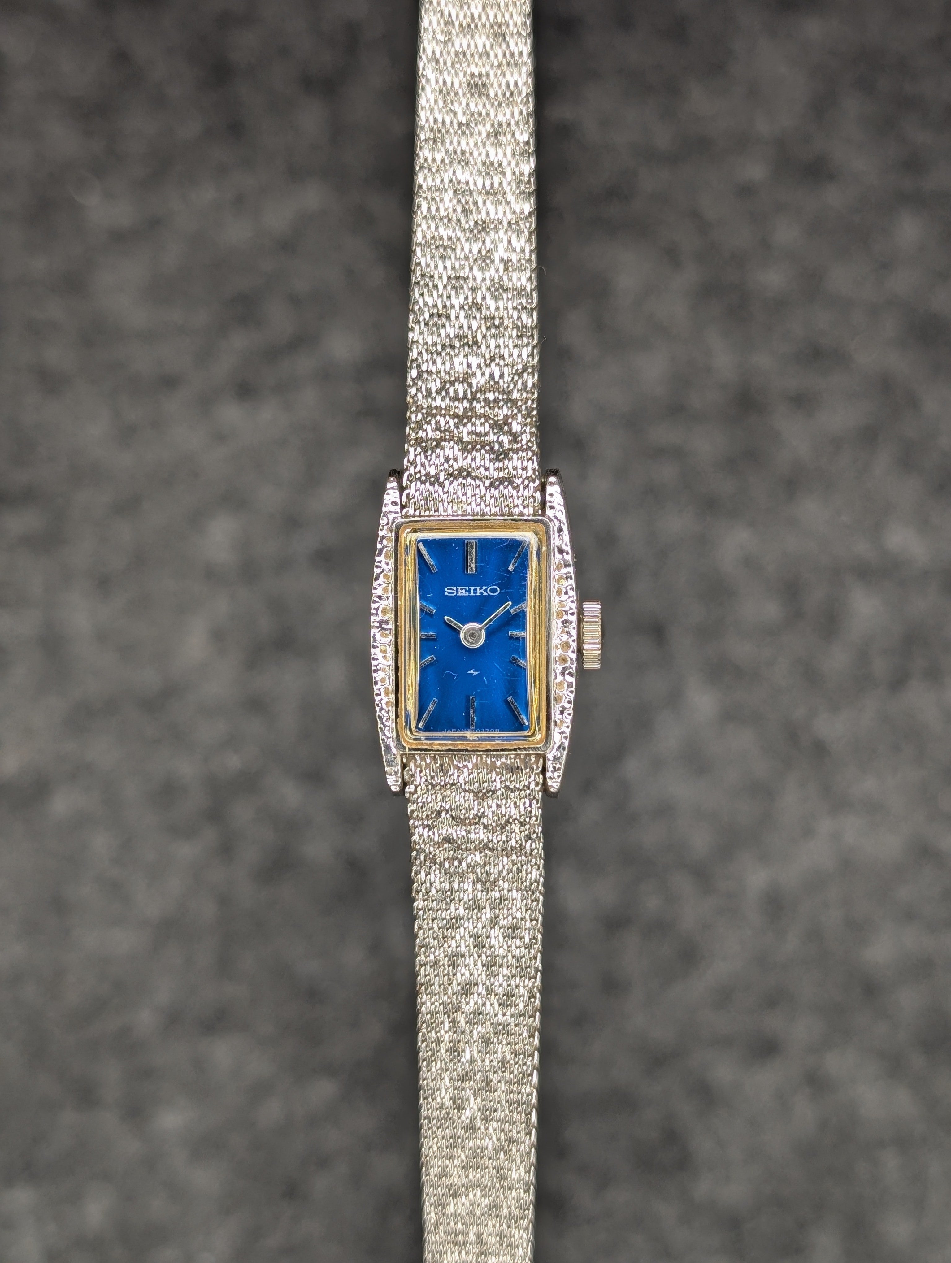 1970's Seiko Blue Dial - Manual Wind