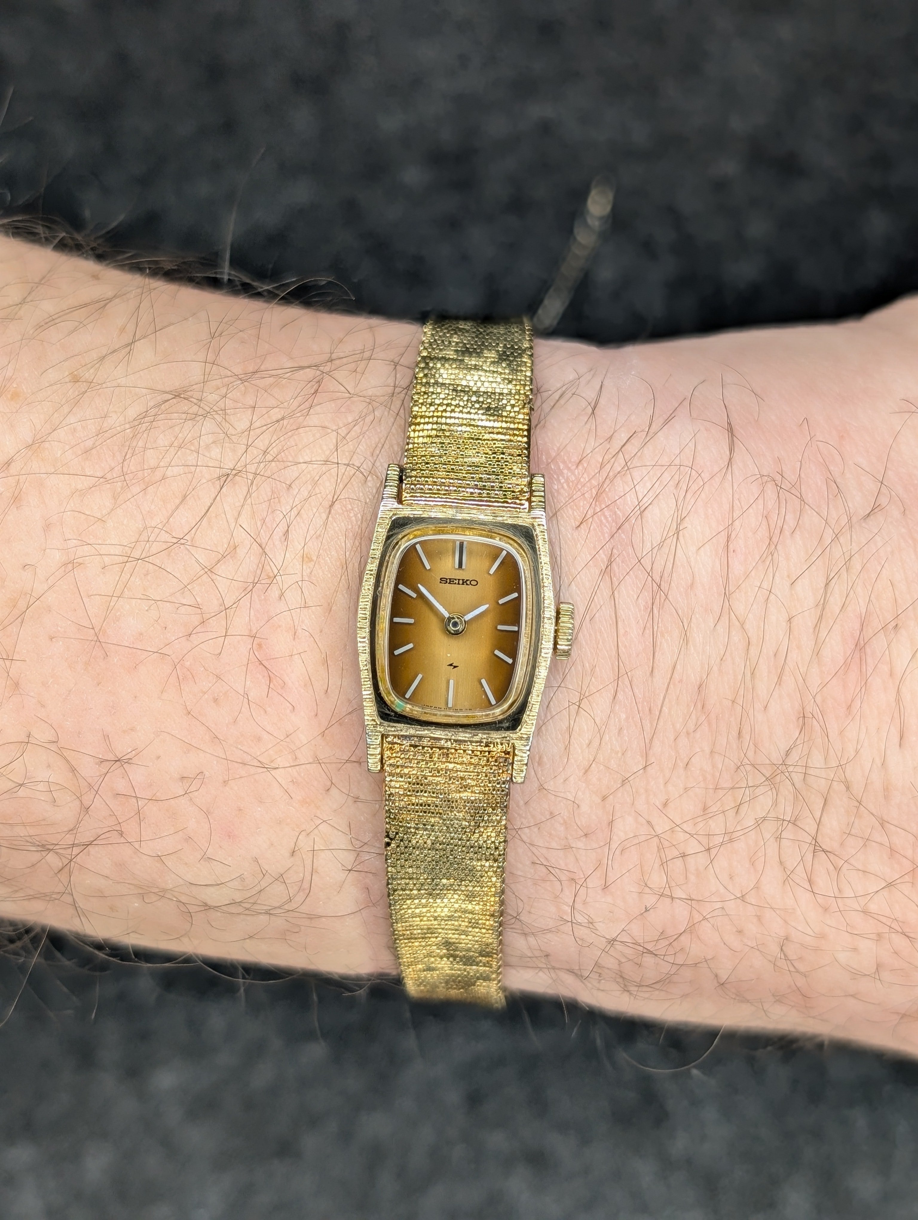 1970s Seiko Tiger Eye Dial - Manual Wind