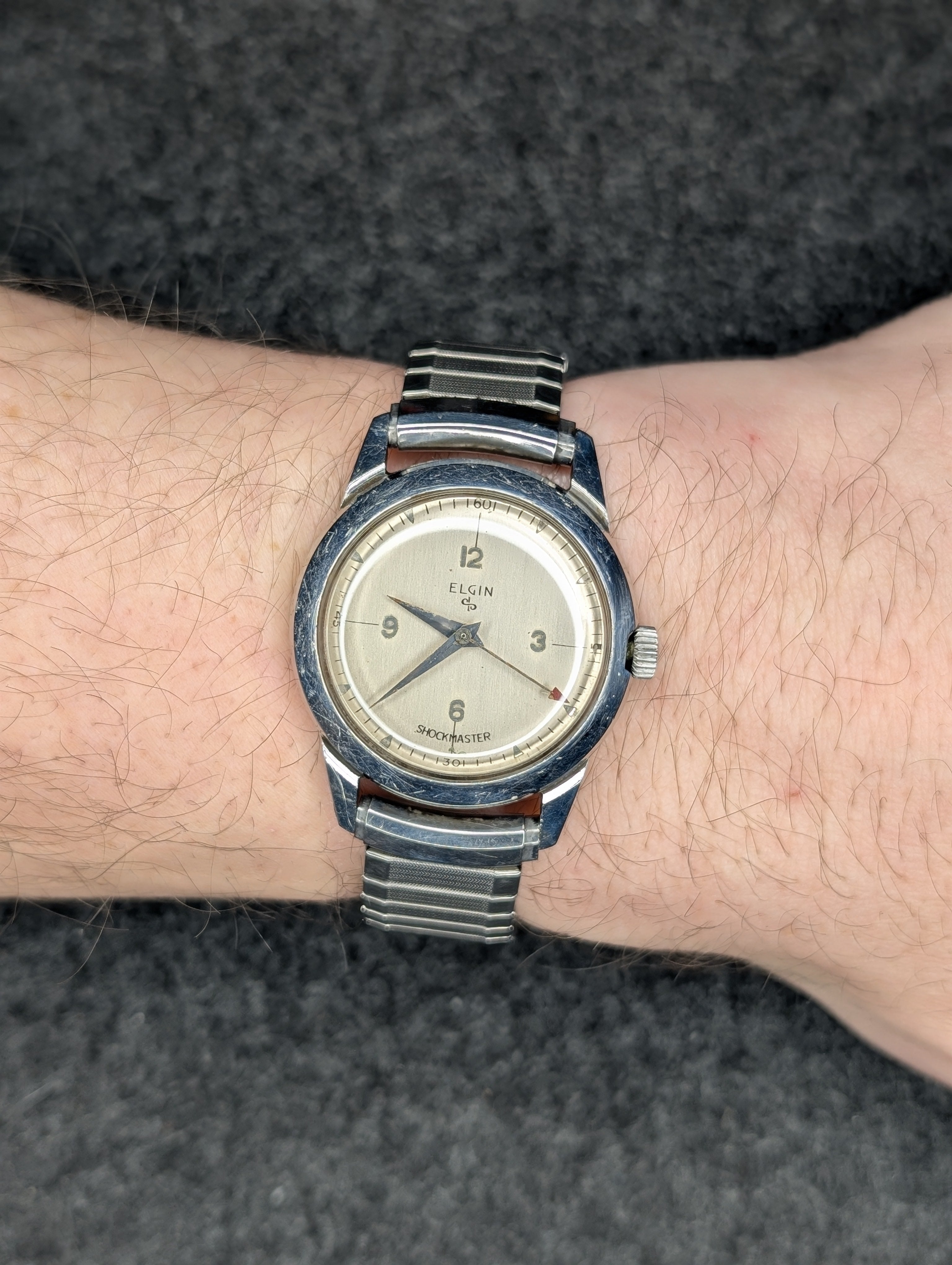 1950's Elgin Shockmaster - Manual Wind