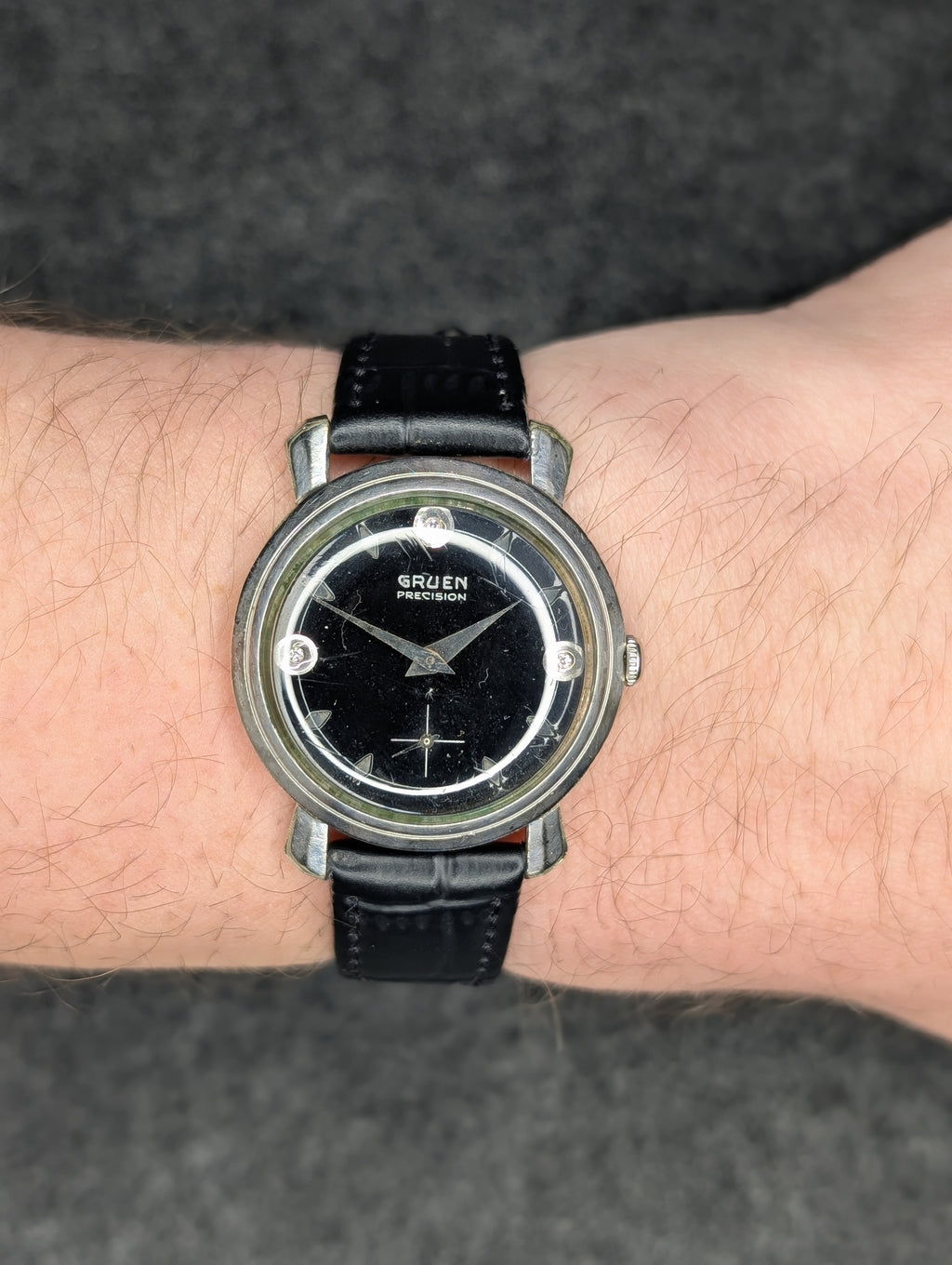 1950's Gruen Precision Diamond 915 - Manual Wind