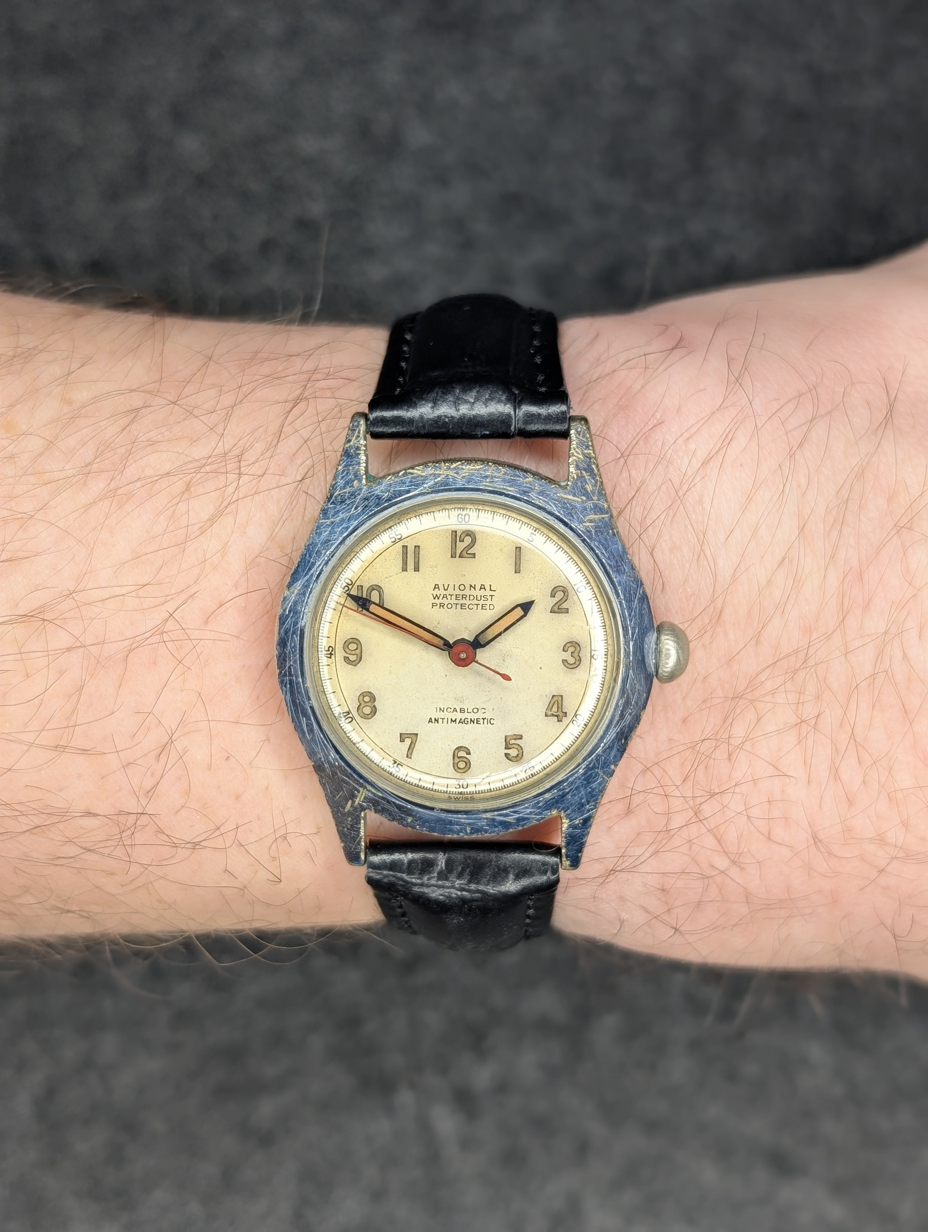 1950's Avionel Field Watch - Manual Wind