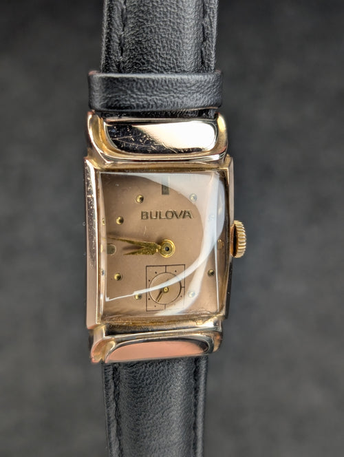 1940's Bulova Squadron - 14k Rose Gold Filled (With Box)