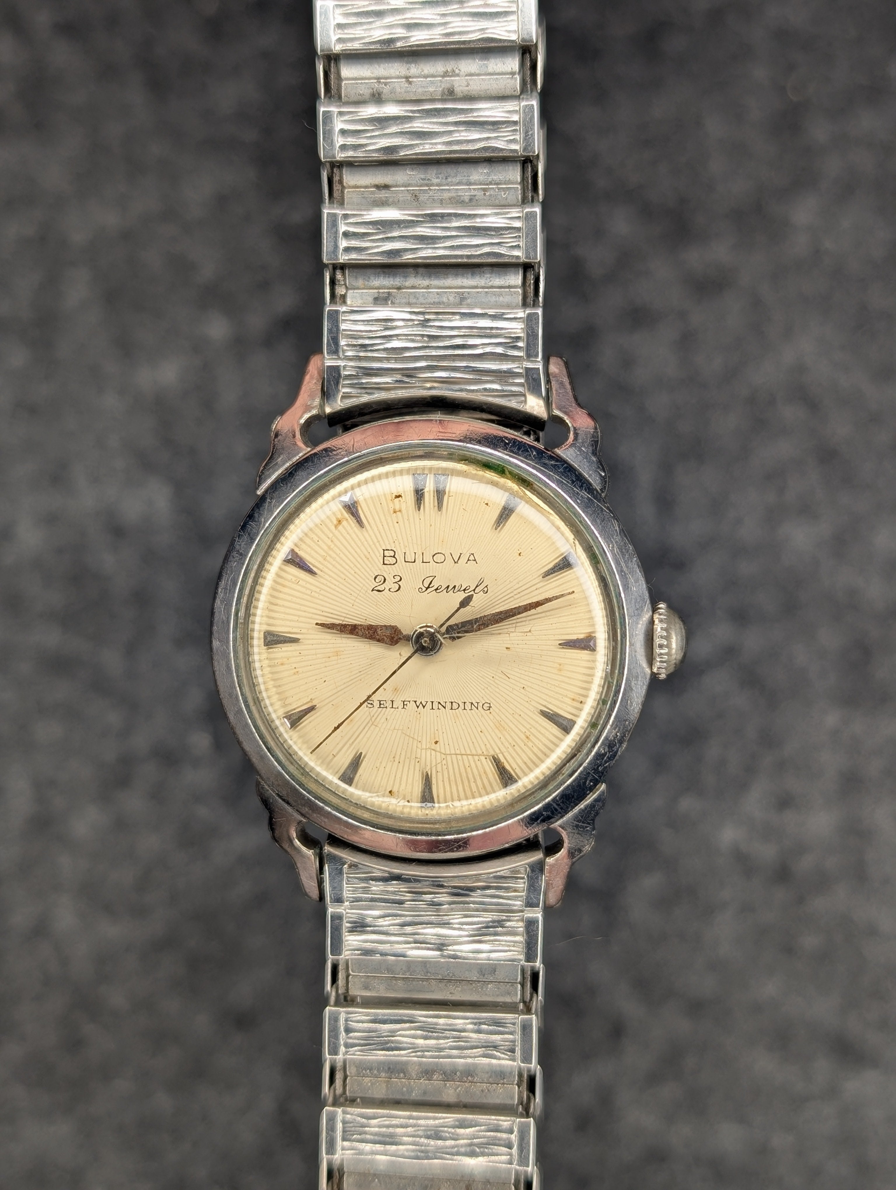1958 Bulova "H" Sunburst Dial - Self-Winding