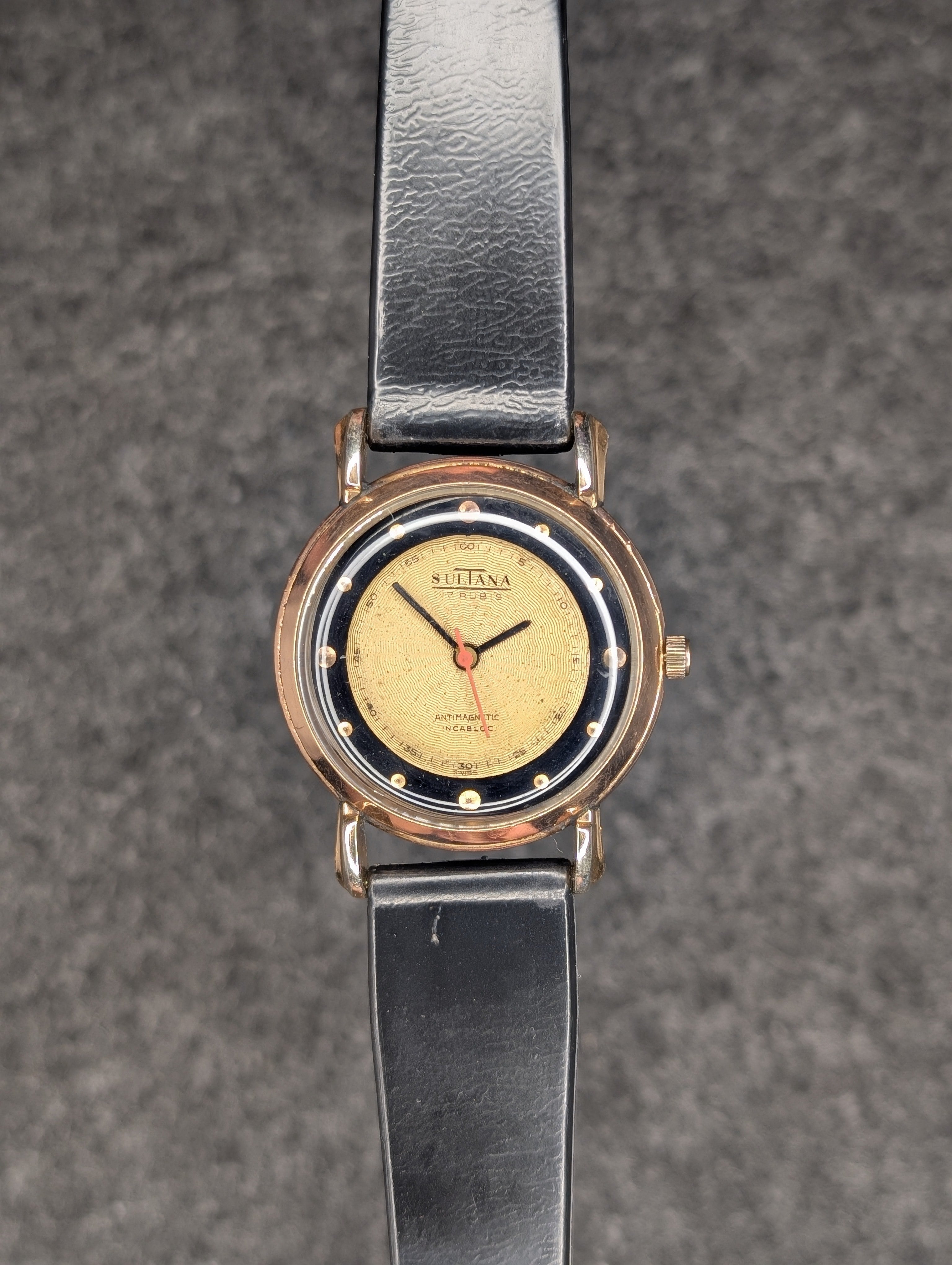1950's Sultana Guilloche Two Tone Dial - Manual Wind