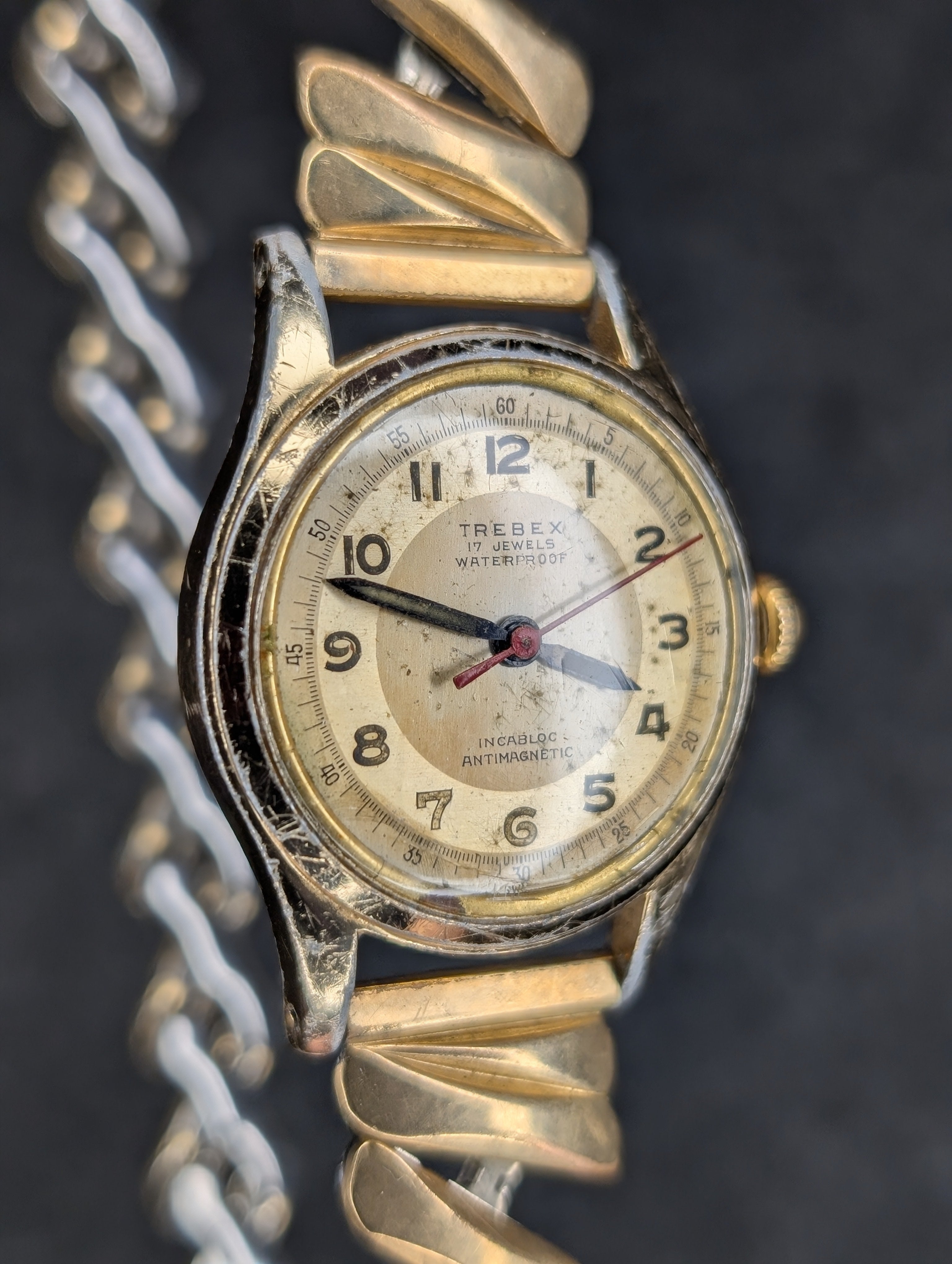 1950's Trebex Field Watch - Manual Wind