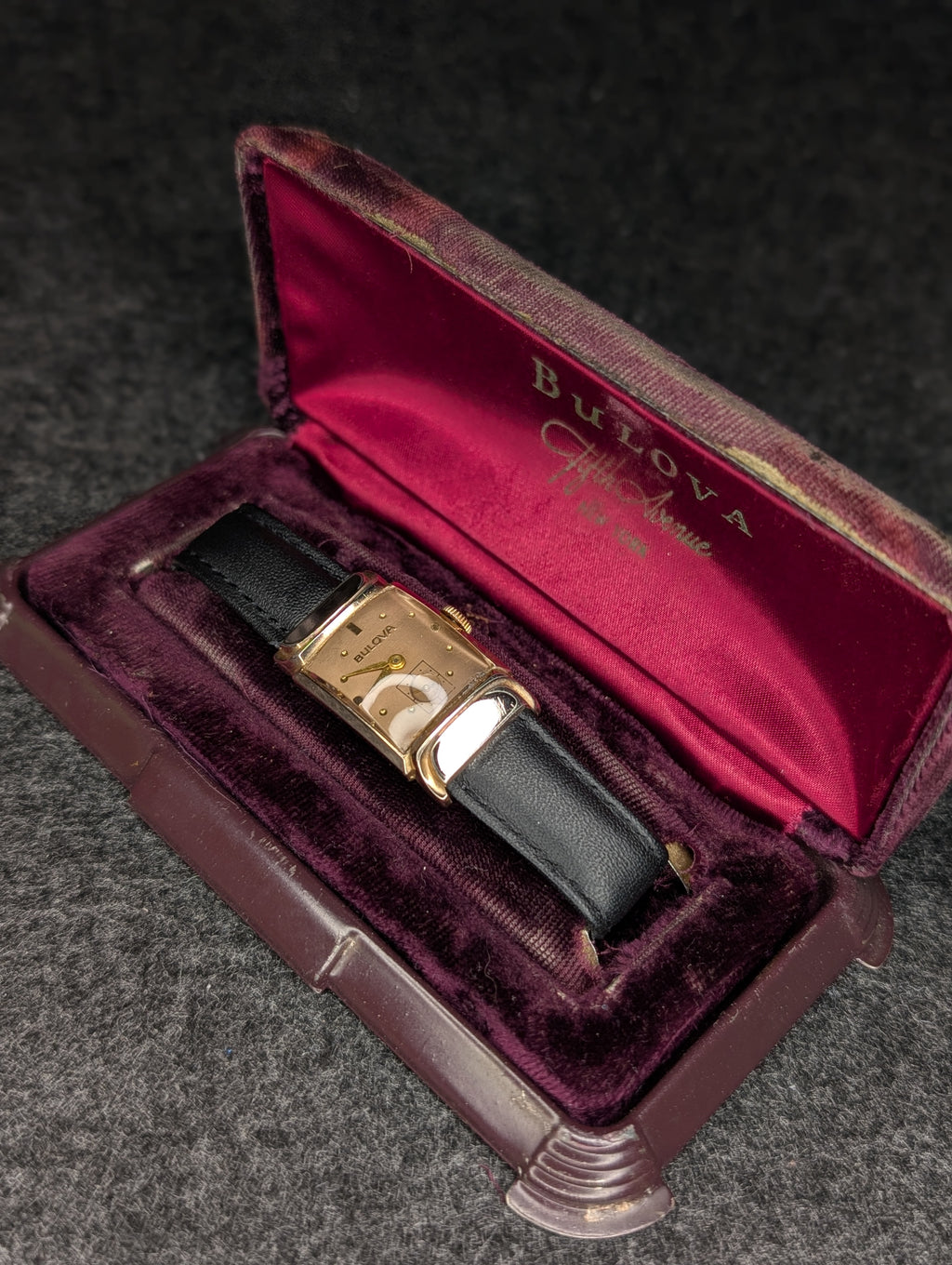 1940's Bulova Squadron - 14k Rose Gold Filled (With Box)