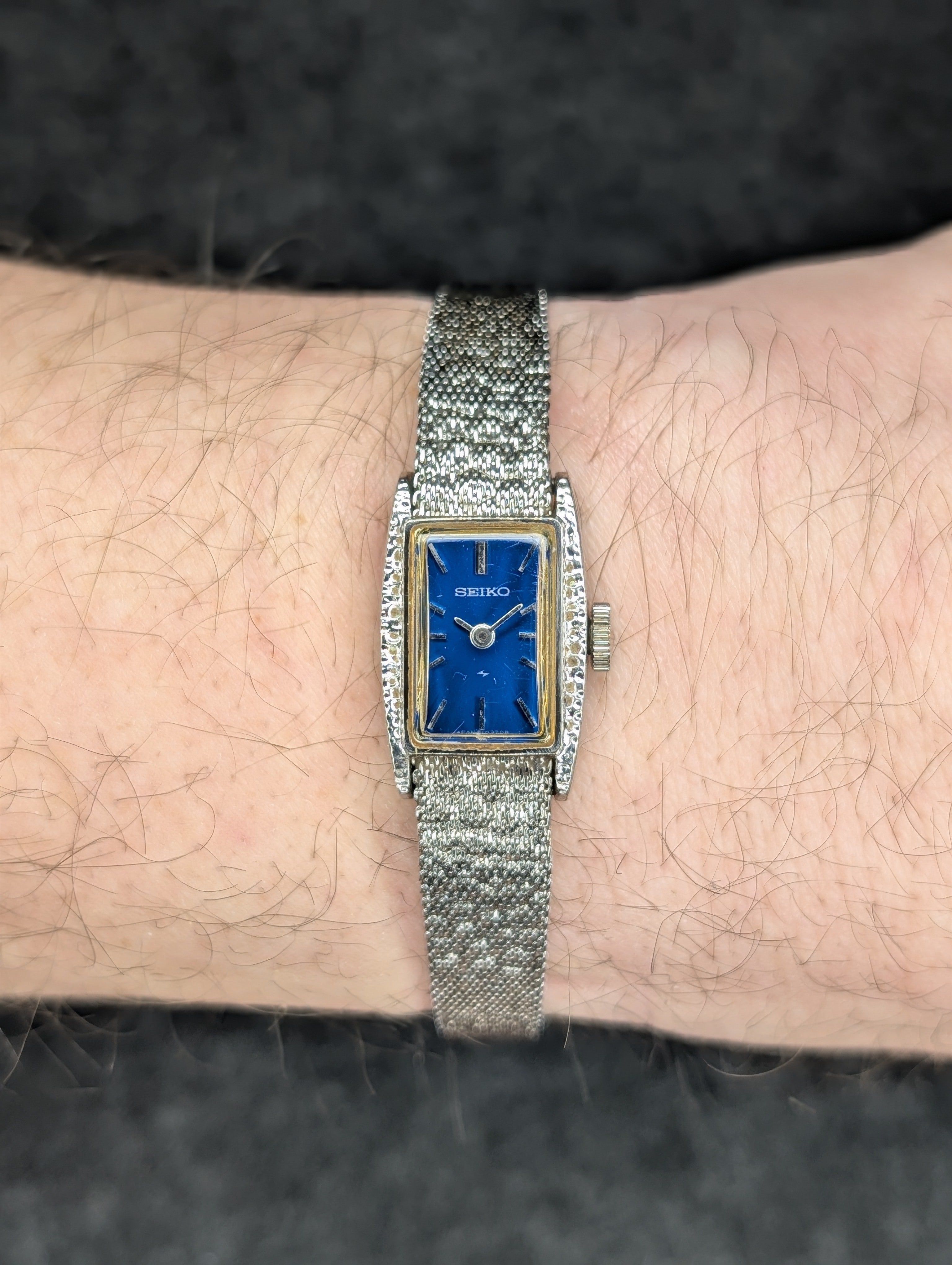 1970's Seiko Blue Dial - Manual Wind