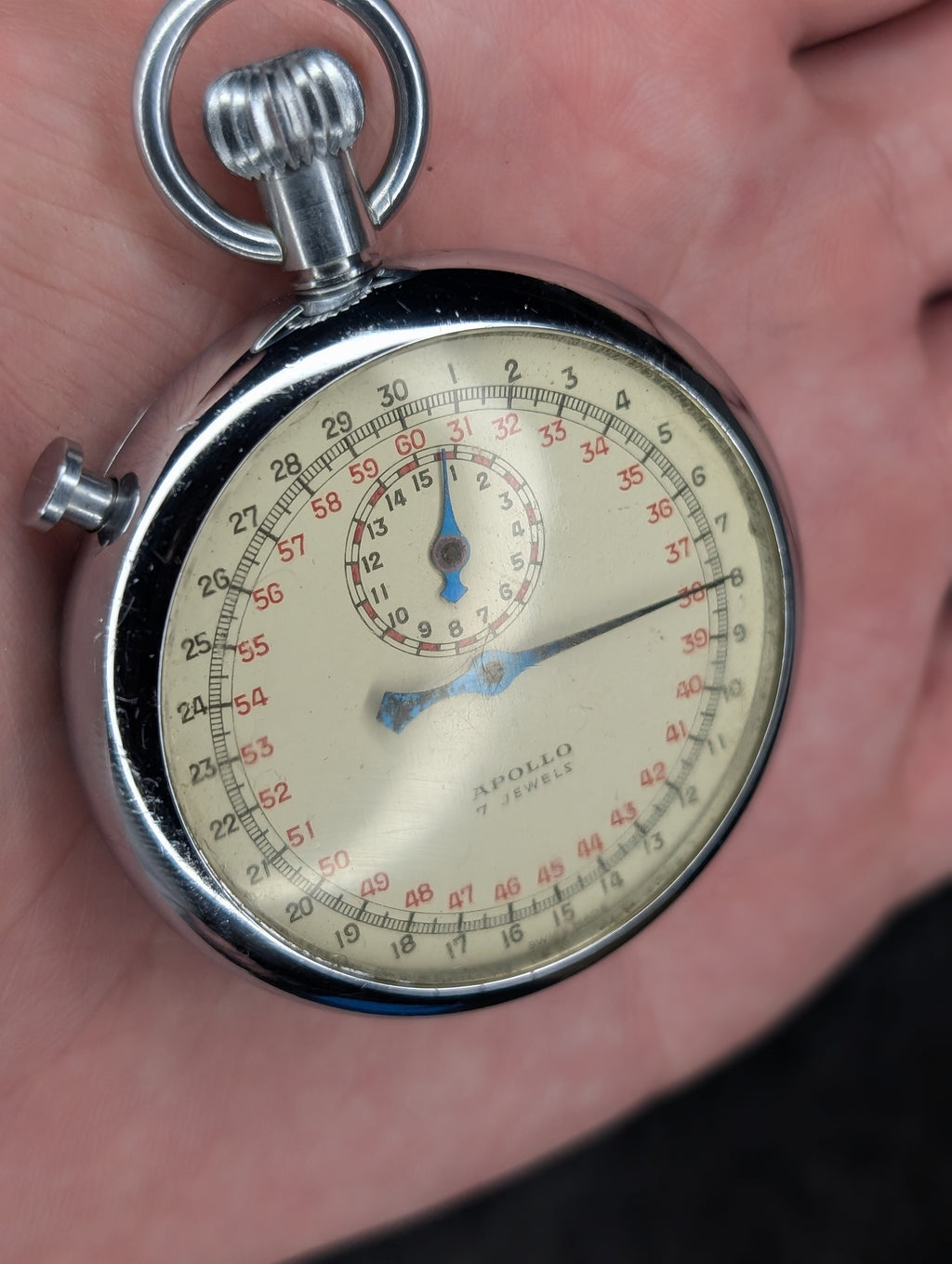 1970's Apollo French Stop Watch - Manual Wind
