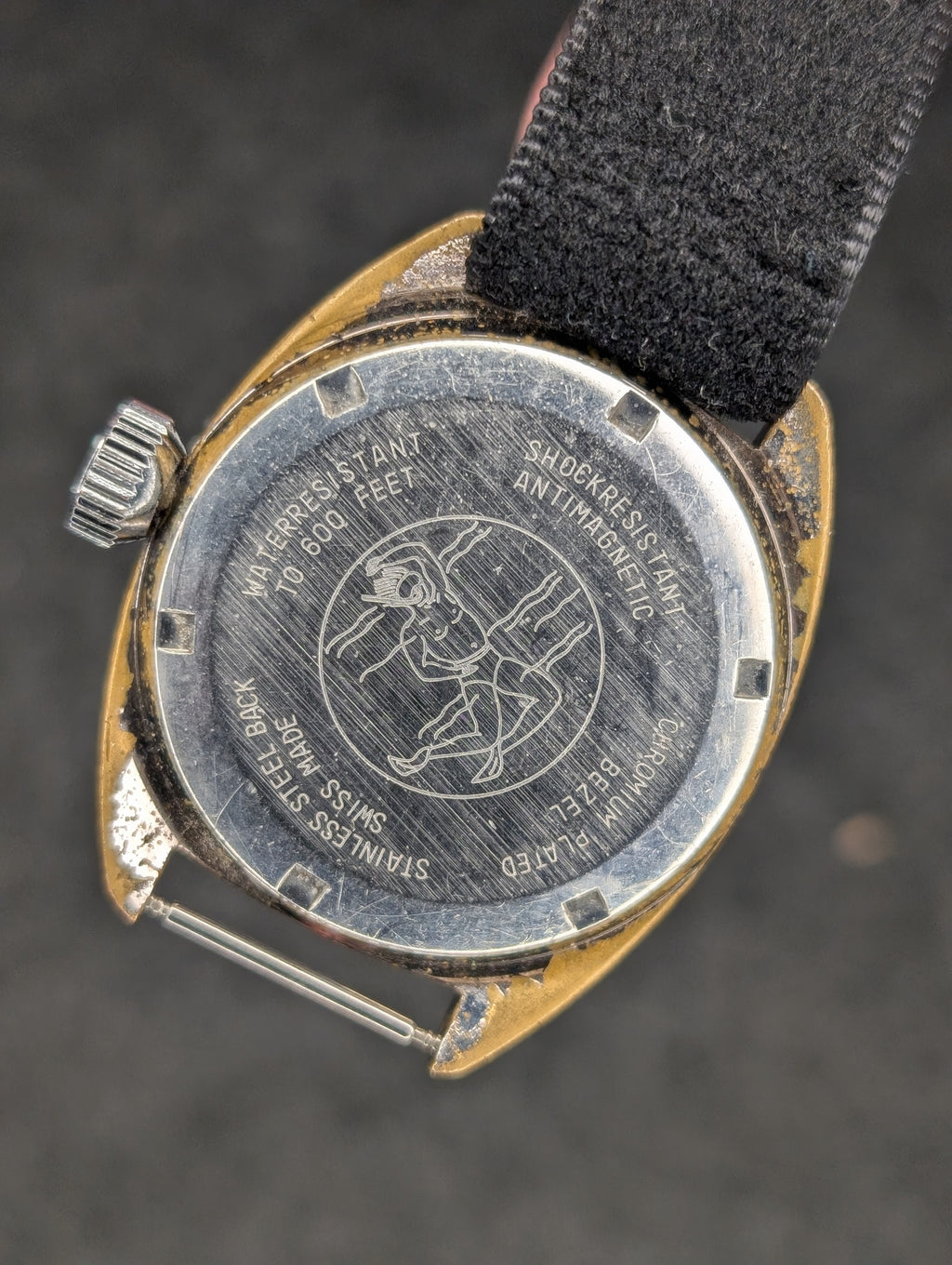 1970's Baylor 17 Jewel Diver - Manual Wind