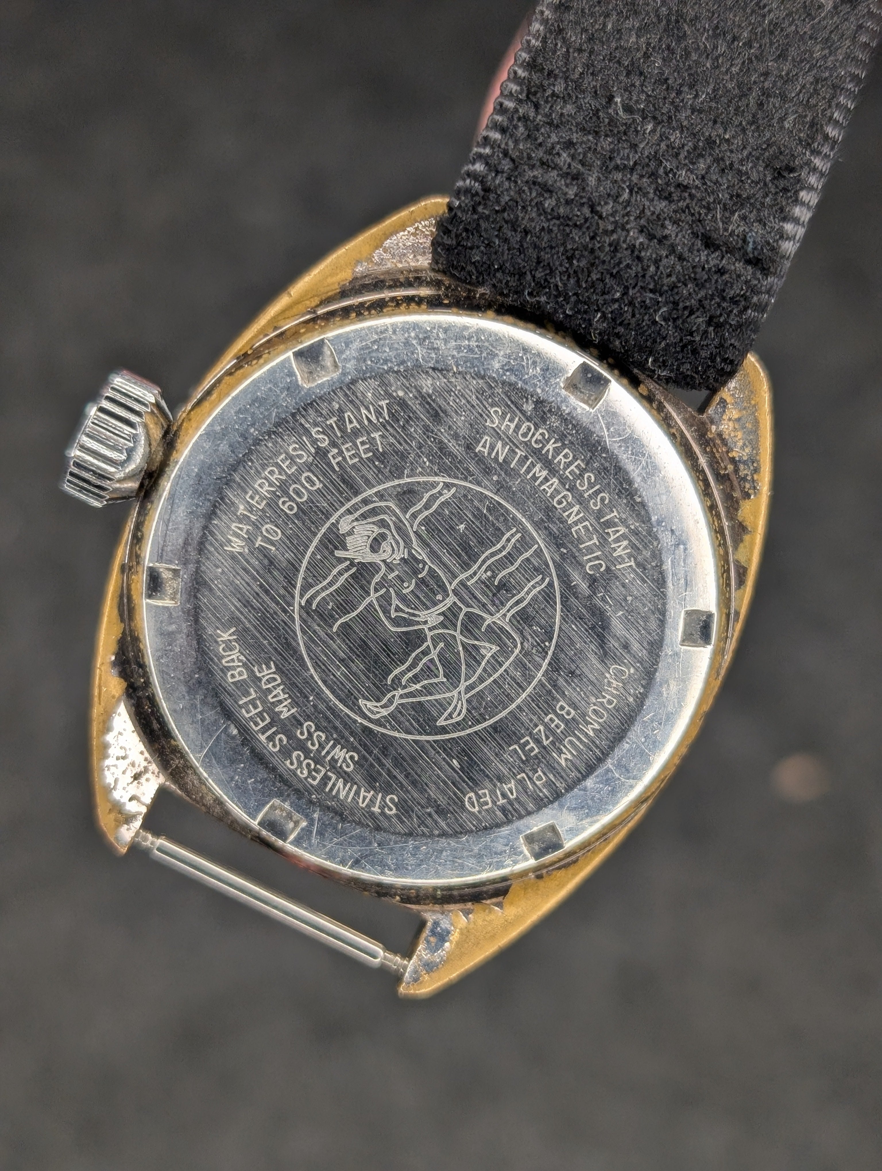 1970's Baylor 17 Jewel Diver - Manual Wind