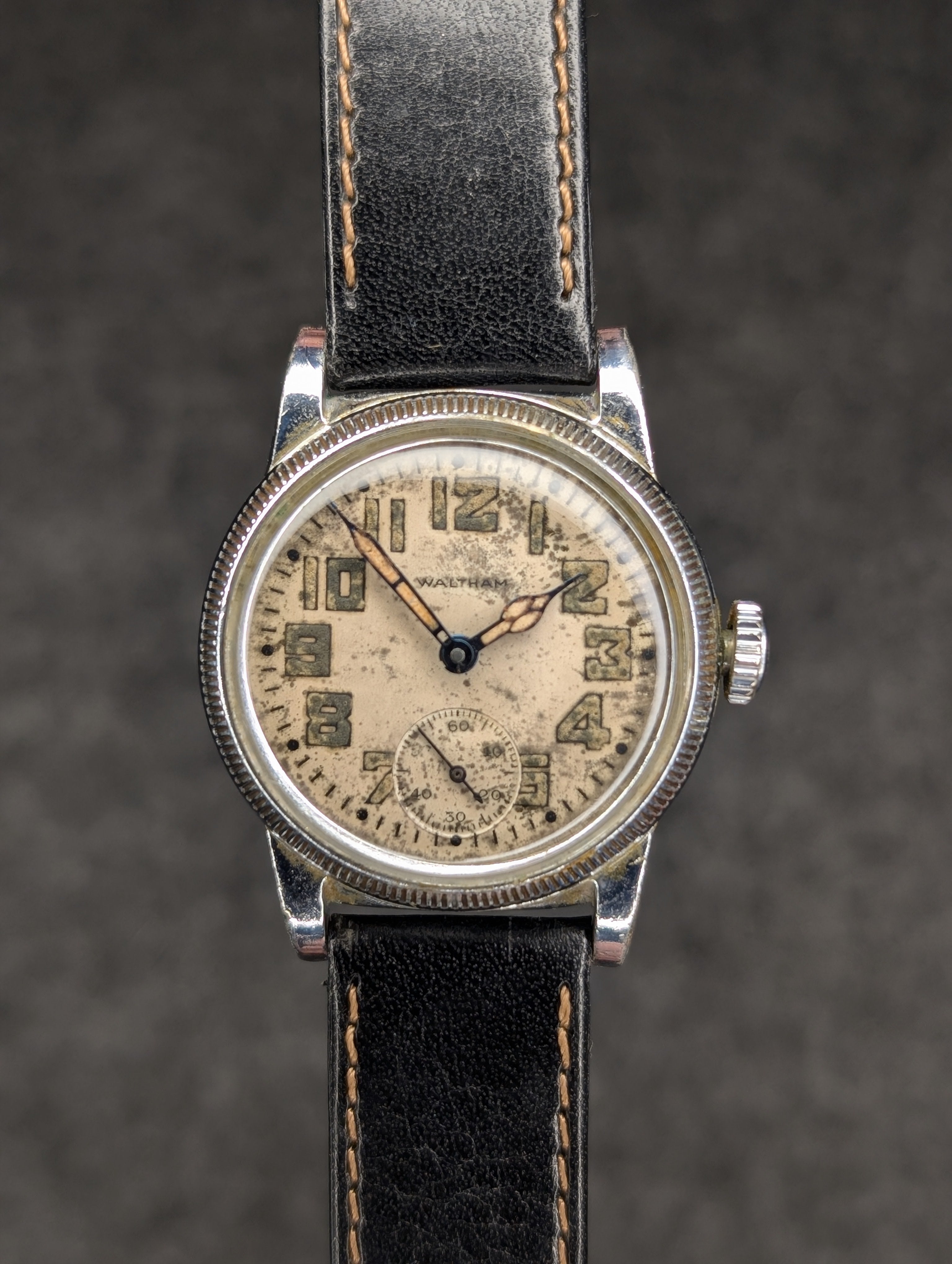 1930's Waltham WWII Field Watch - Manual Wind