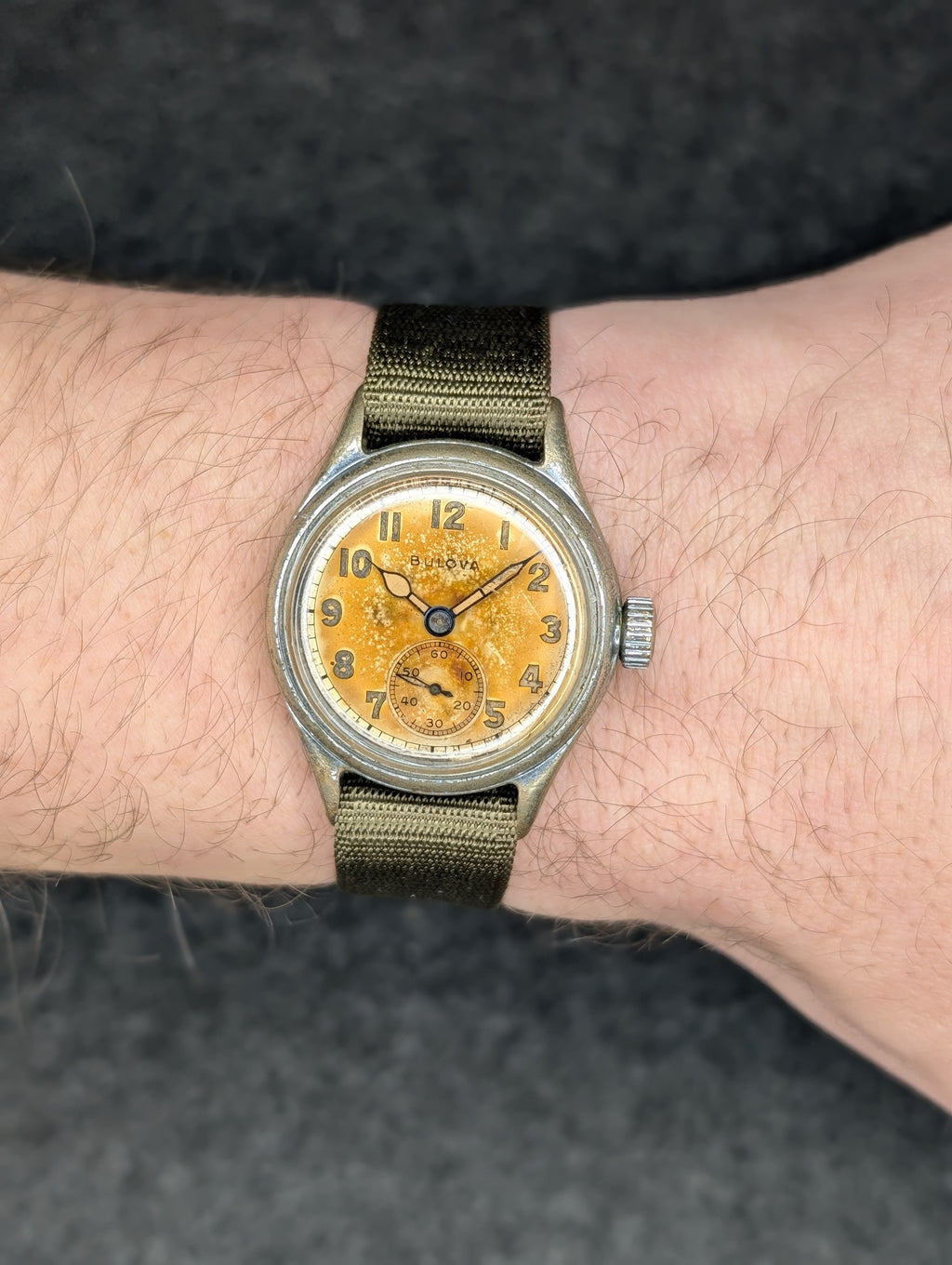 1940's Bulova Ordinance Dept - Military Issued