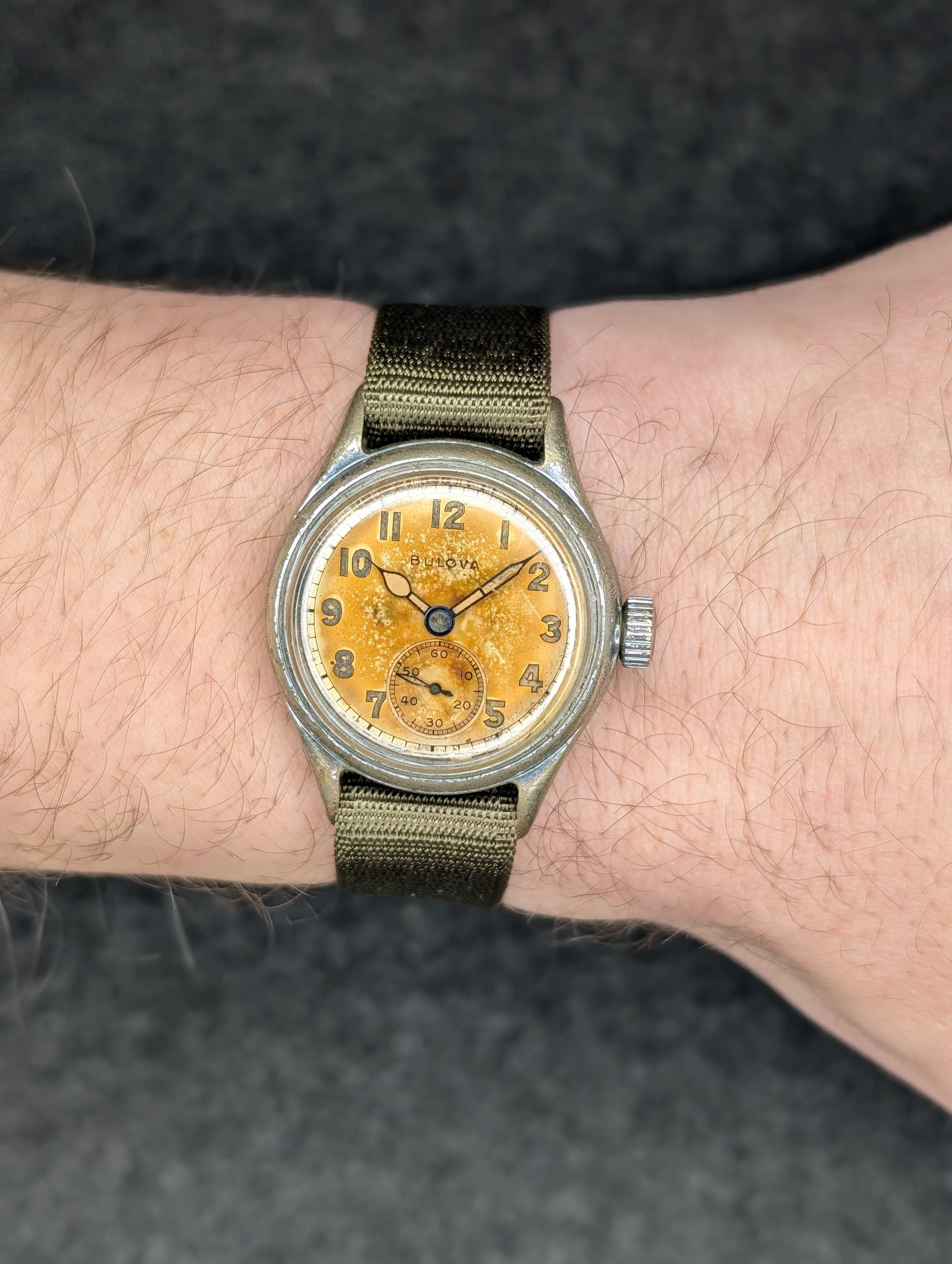 1940's Bulova Ordinance Dept - Military Issued