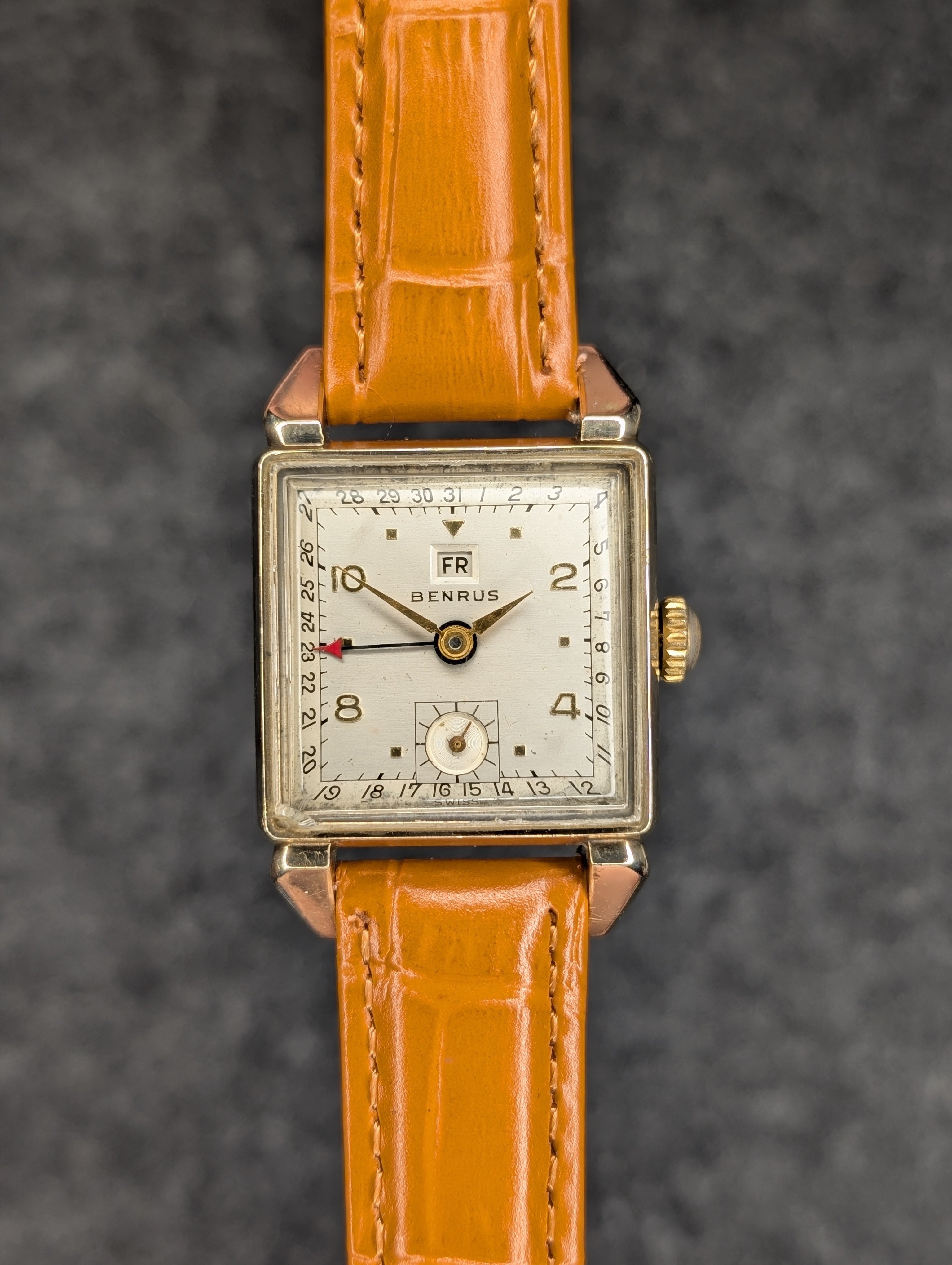 1950's Benrus Day/Date Pointer Calendar Tank