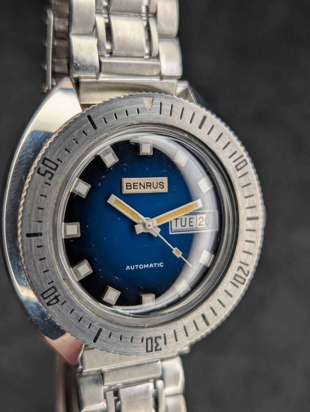 1970's Benrus Orbit "UFO" Automatic Skindiver