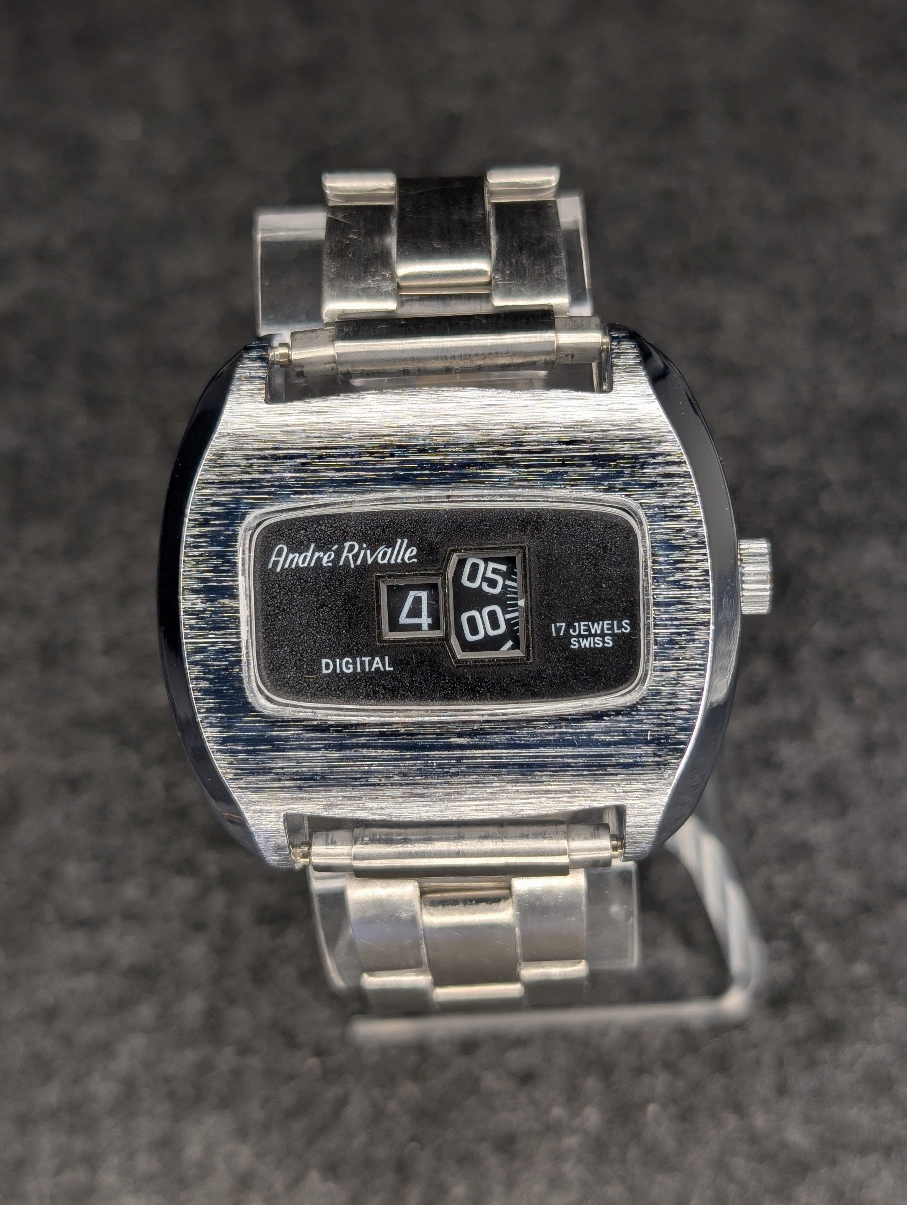 1970's Andre Rivalle Jump Hour - Manual Wind