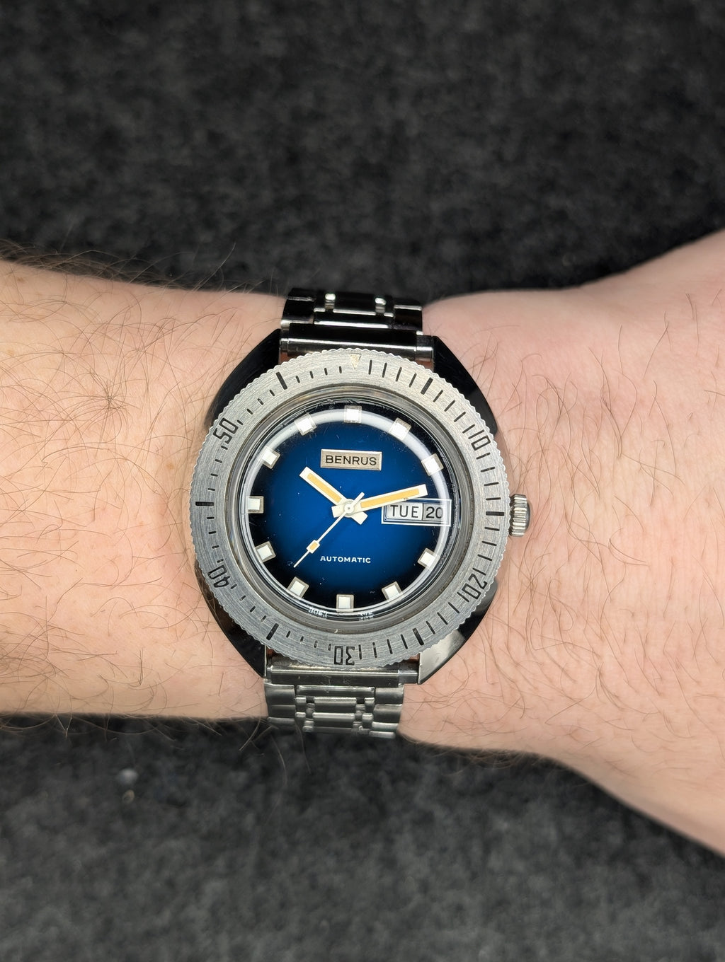 1970's Benrus Orbit "UFO" Automatic Skindiver