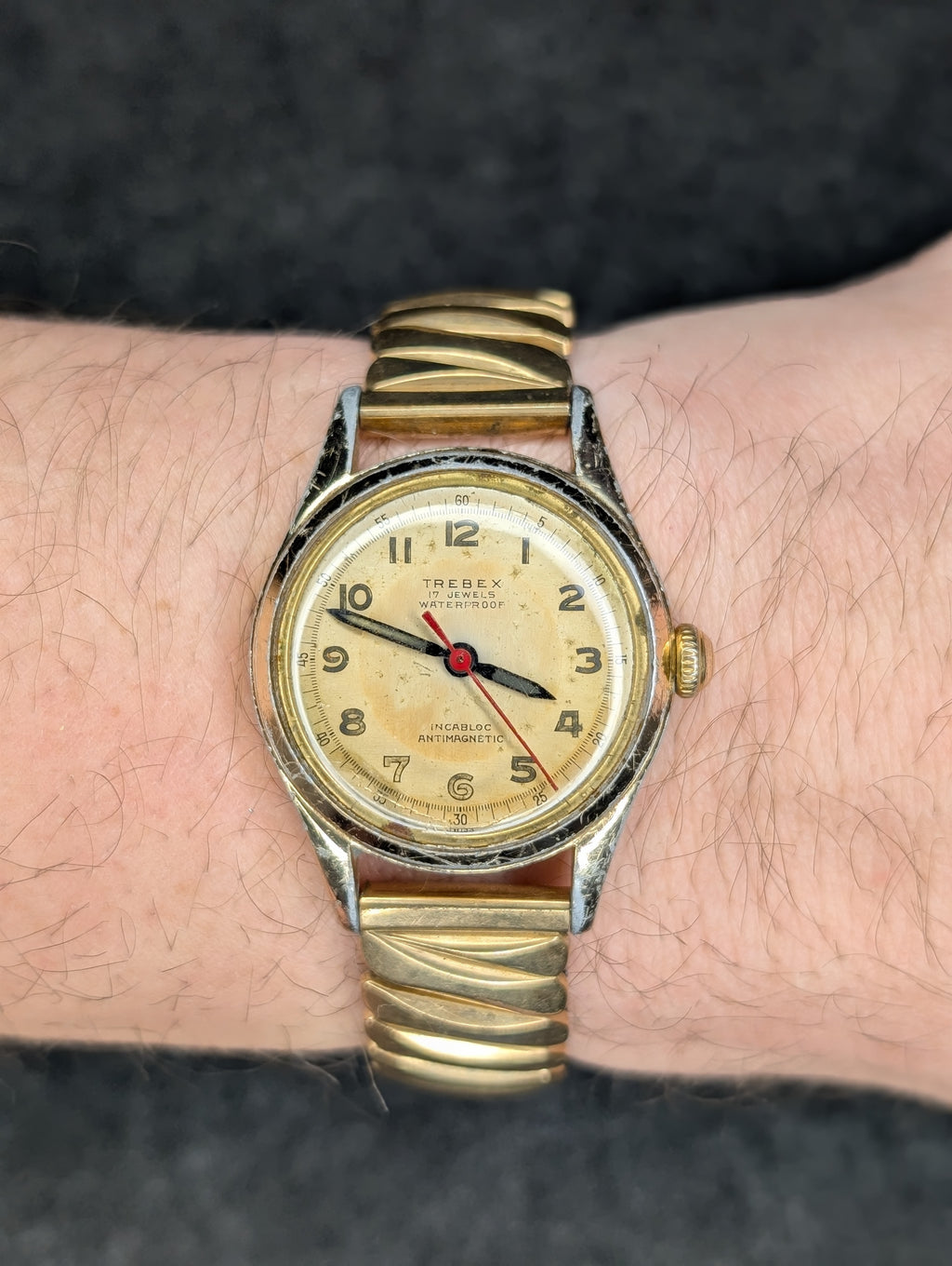 1950's Trebex Field Watch - Manual Wind