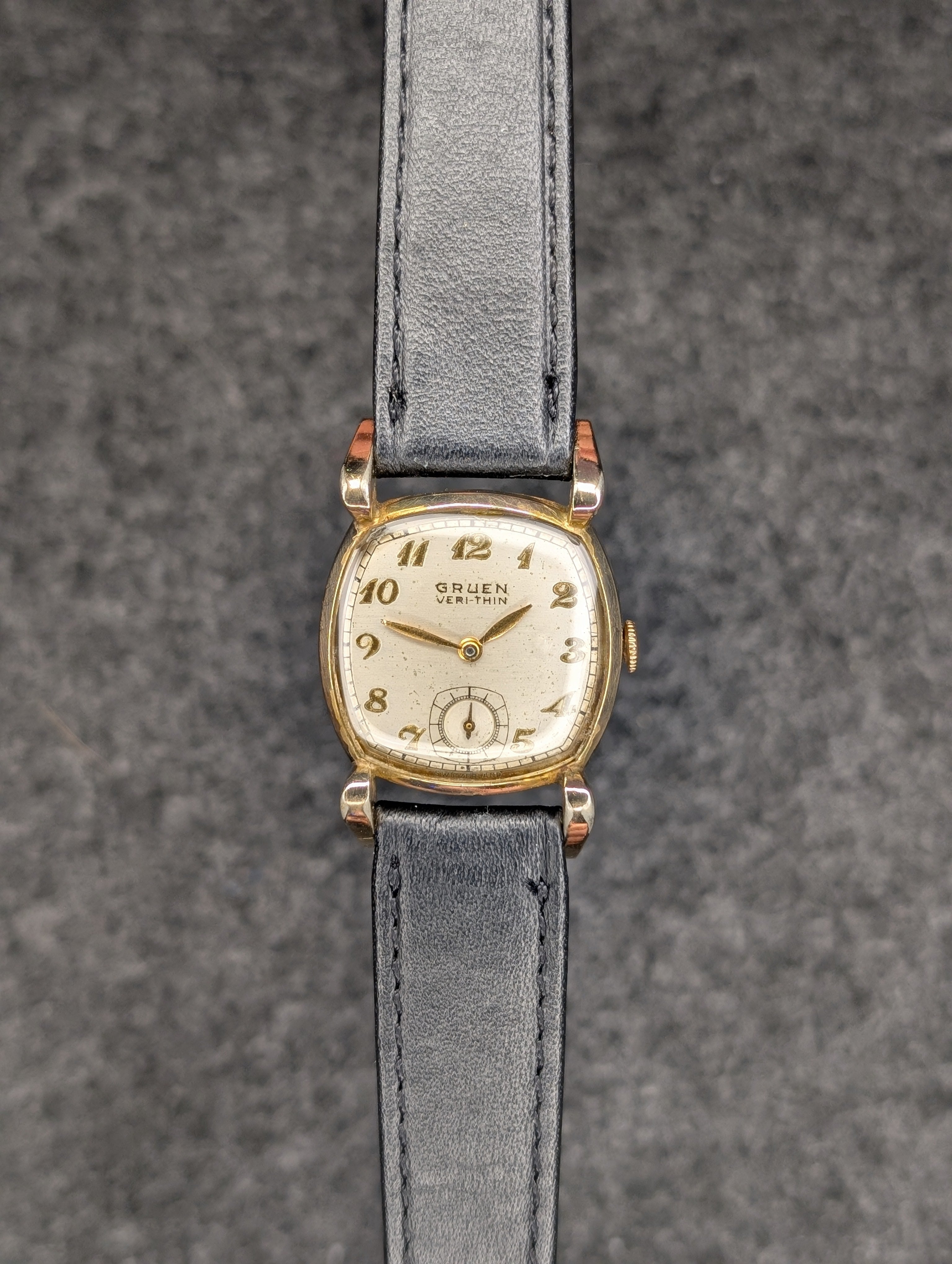 1940's Gruen Ver-Thin "Yale" Tank