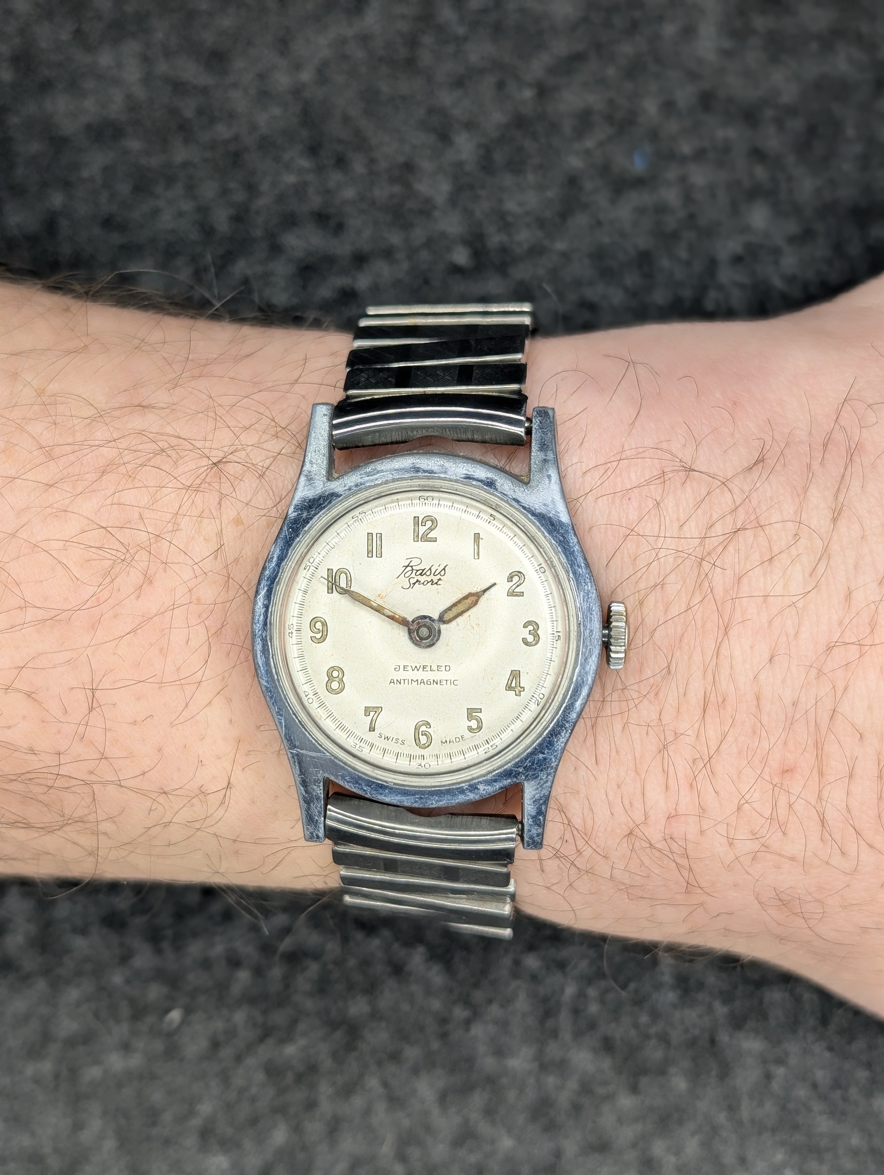1950's Basis Sport Swiss Made- Manual Wind