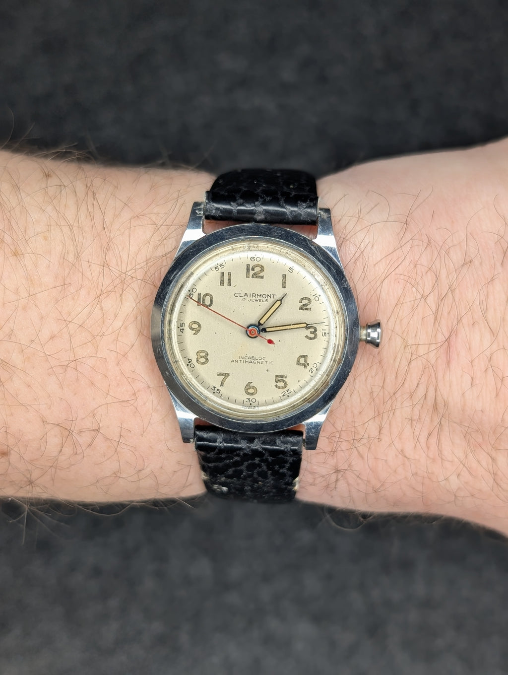 1950's Clairmont Field Watch - Manual Wind