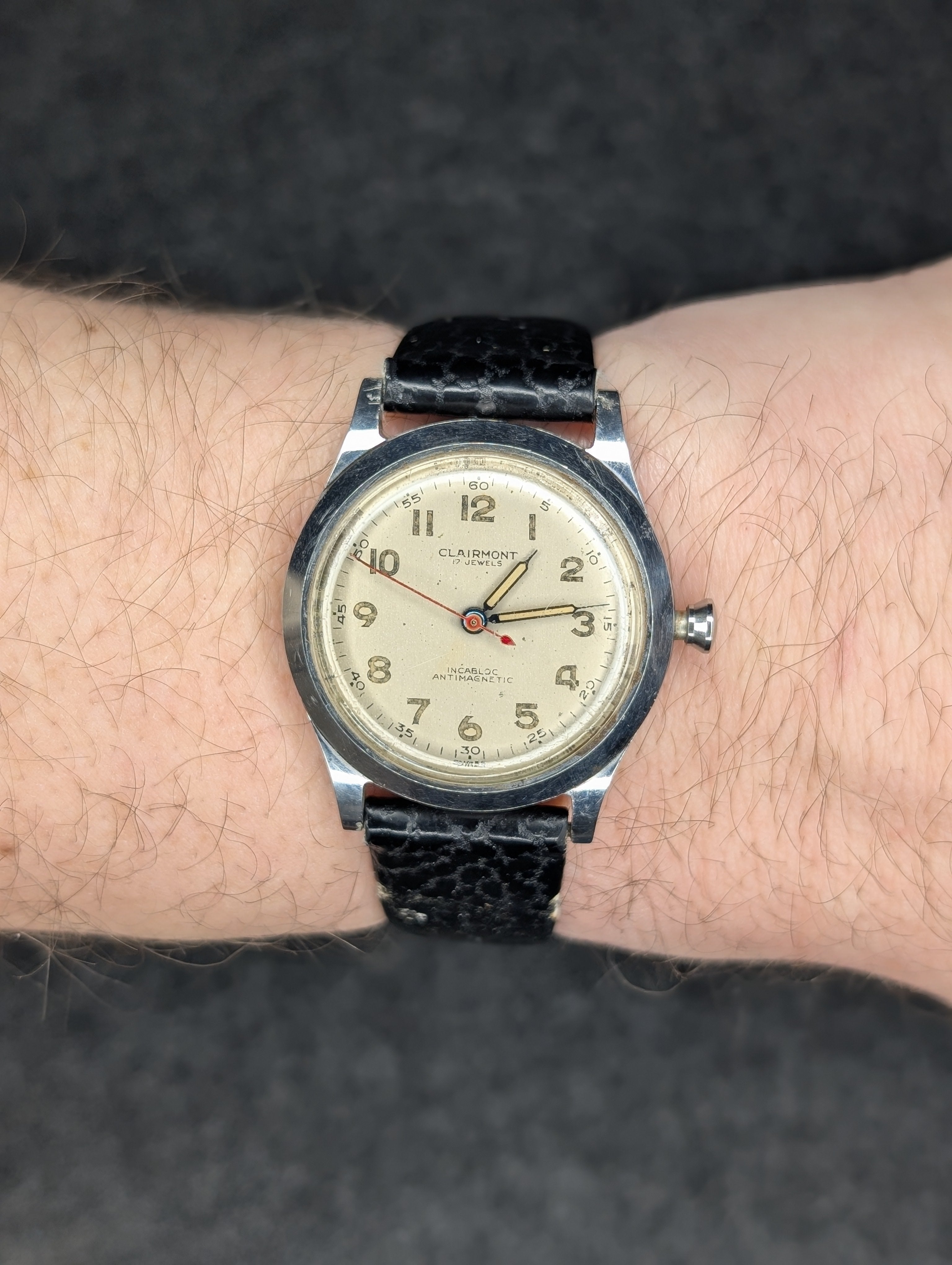 1950's Clairmont Field Watch - Manual Wind