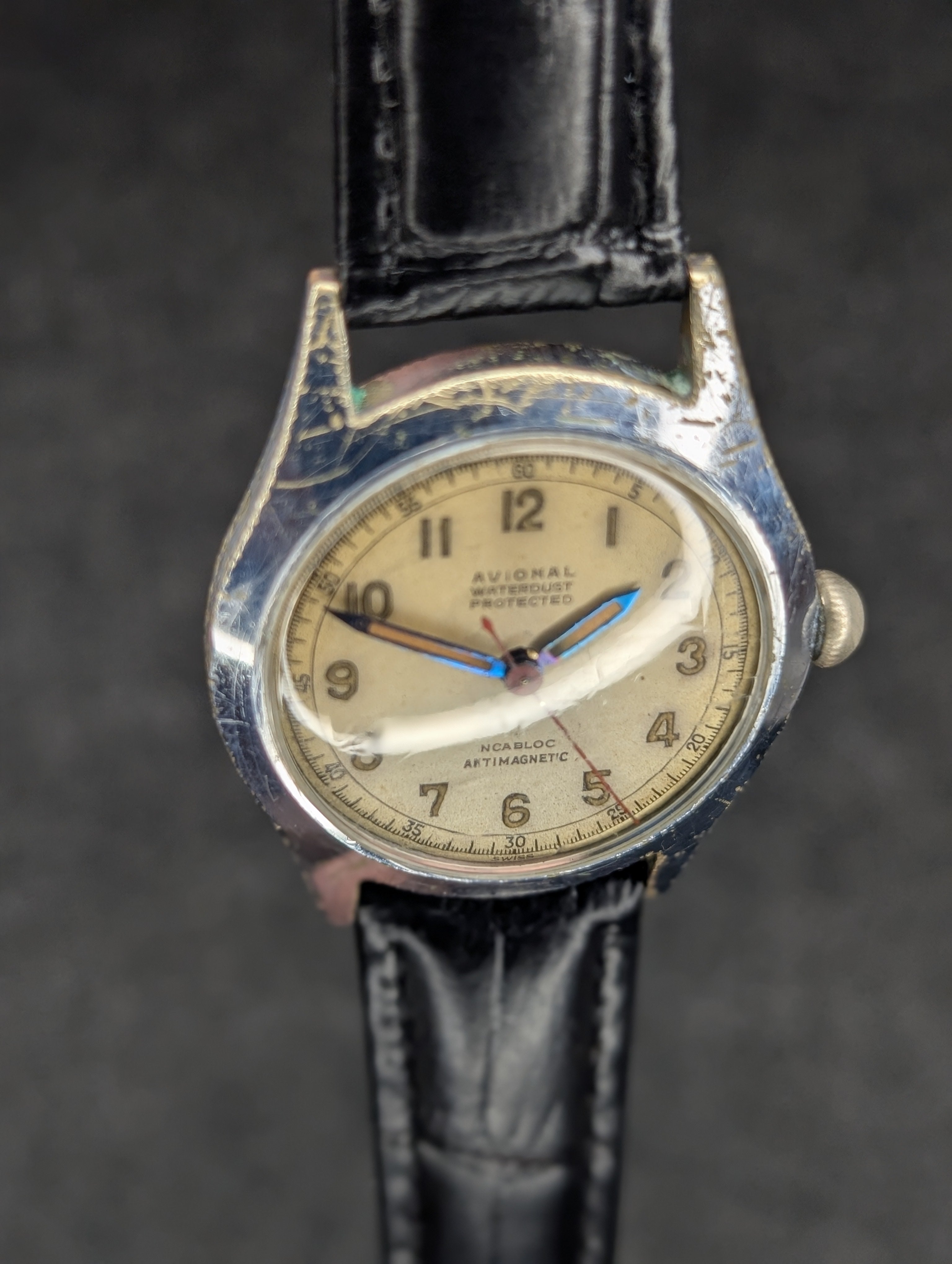 1950's Avionel Field Watch - Manual Wind