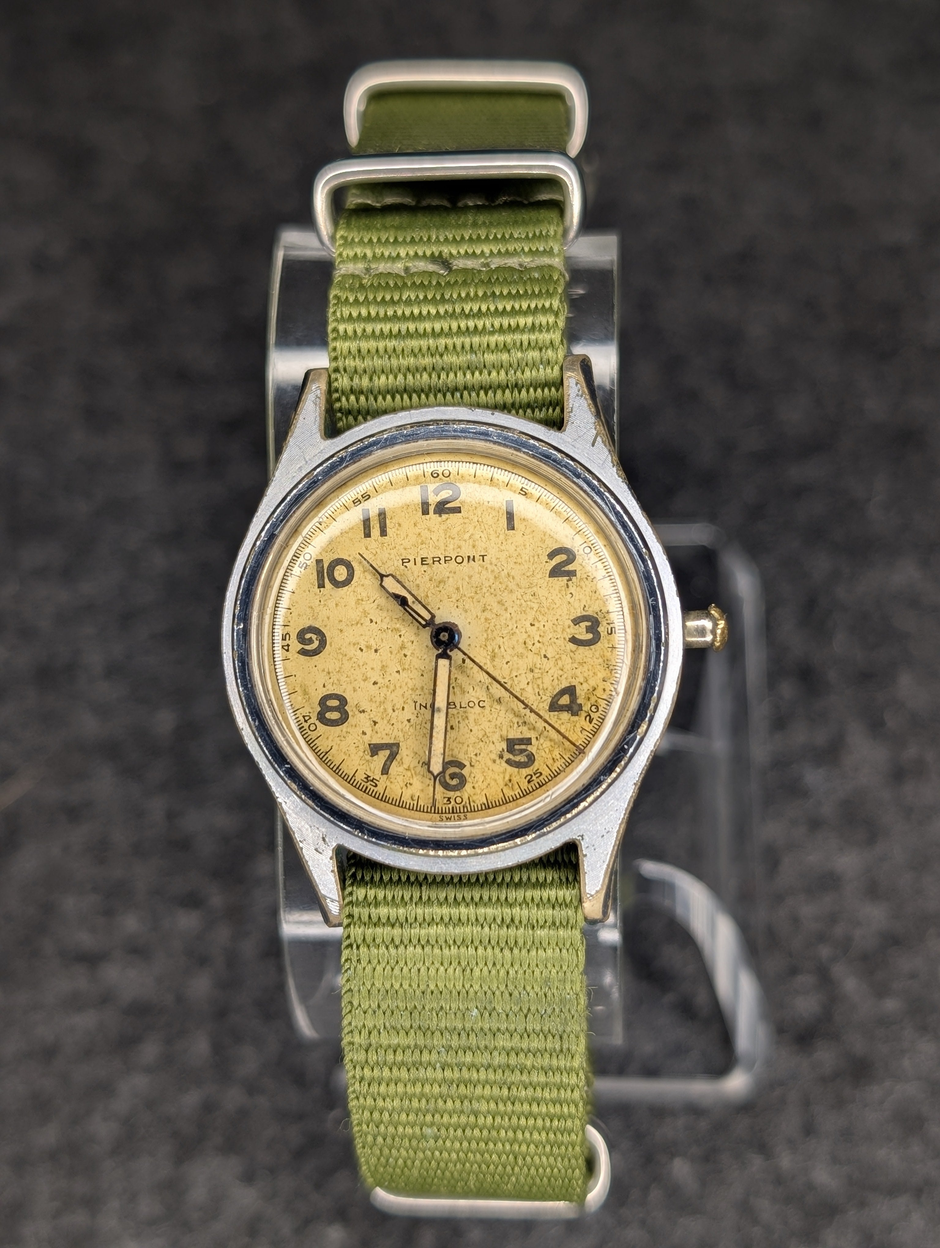 1940's Pierpont Military Field Watch - Manual Wind