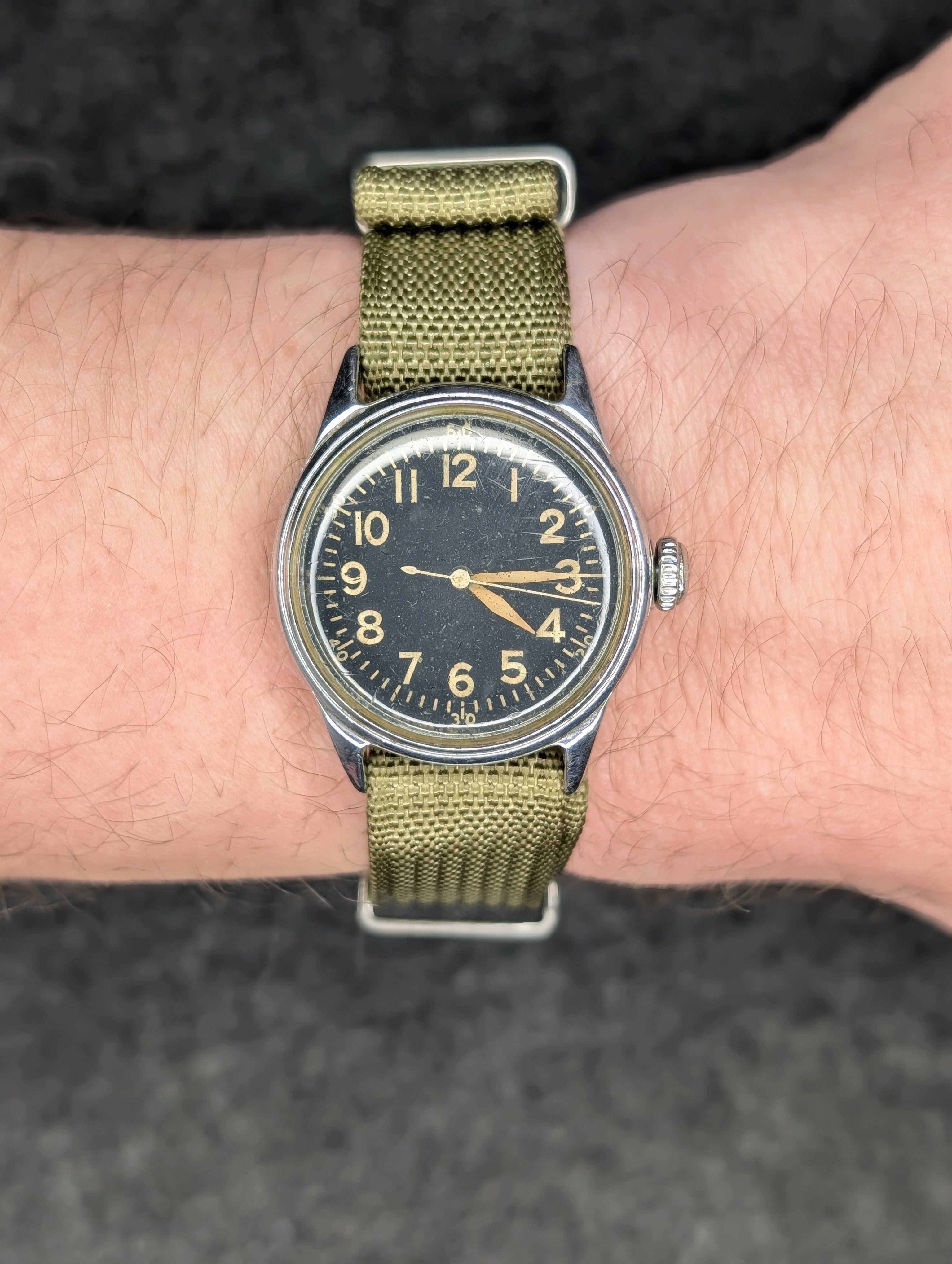 1940's Elgin A-11 Military Issued - Manual Wind (w/Hack)