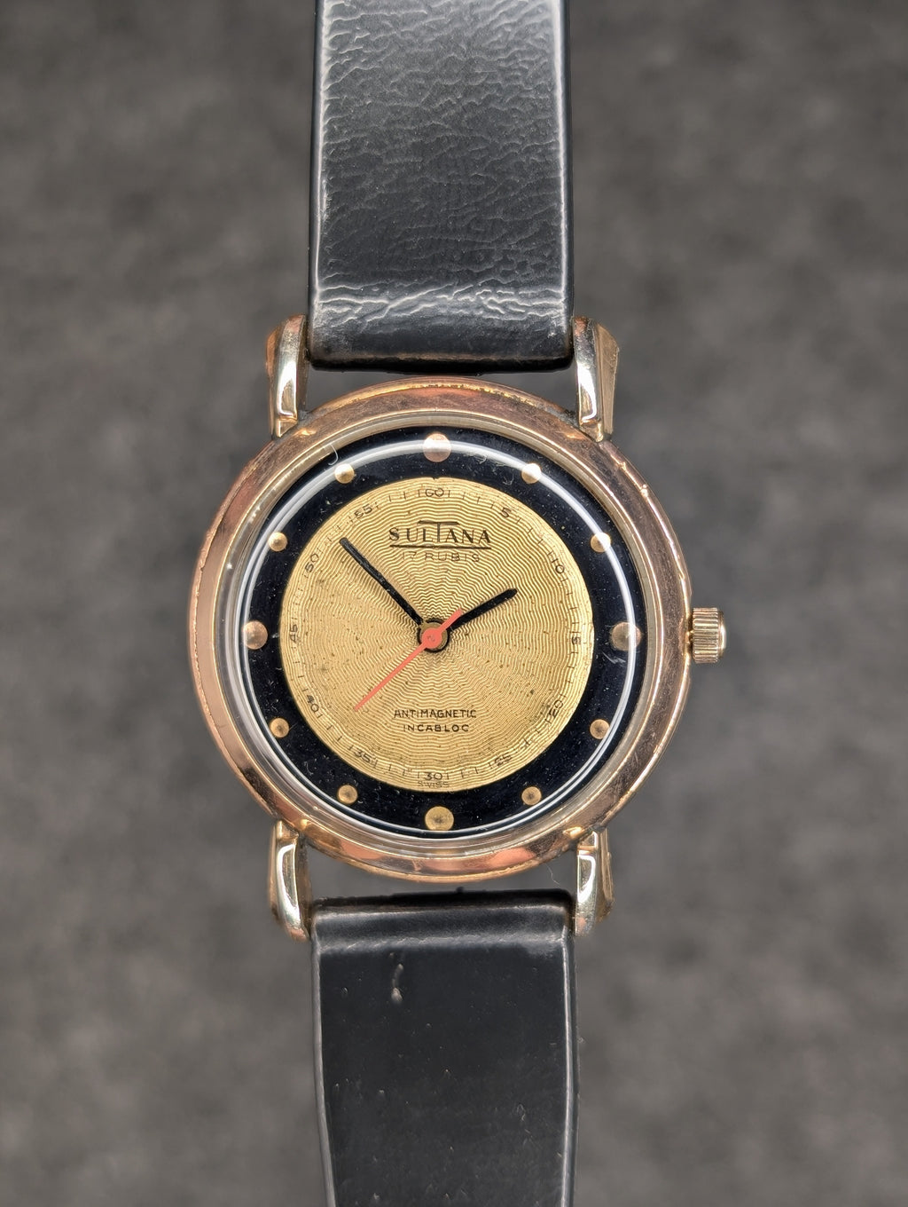 1950's Sultana Guilloche Two Tone Dial - Manual Wind