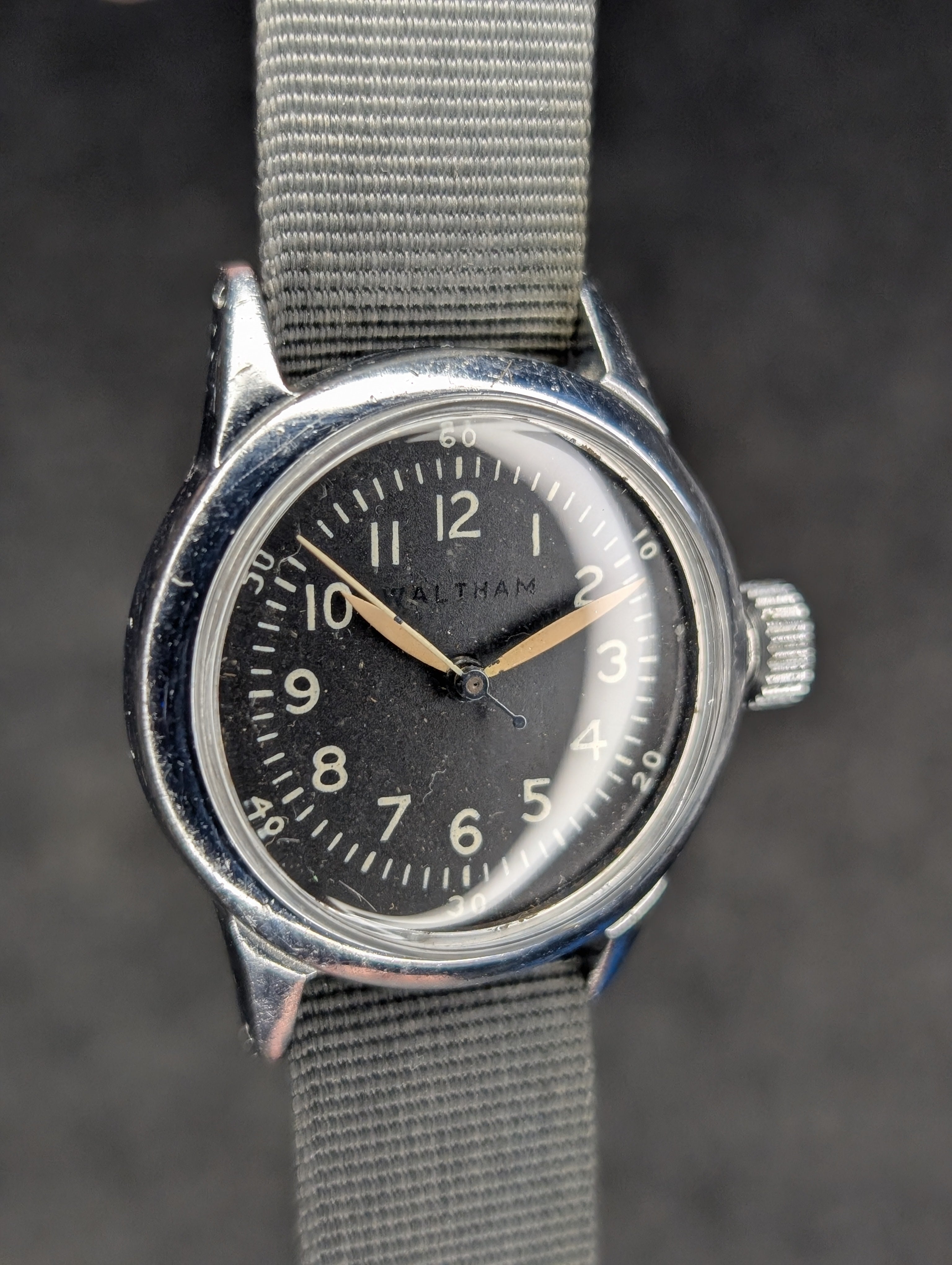 1940's Waltham A-11 Military Issued - Manual Wind (w/Hack)