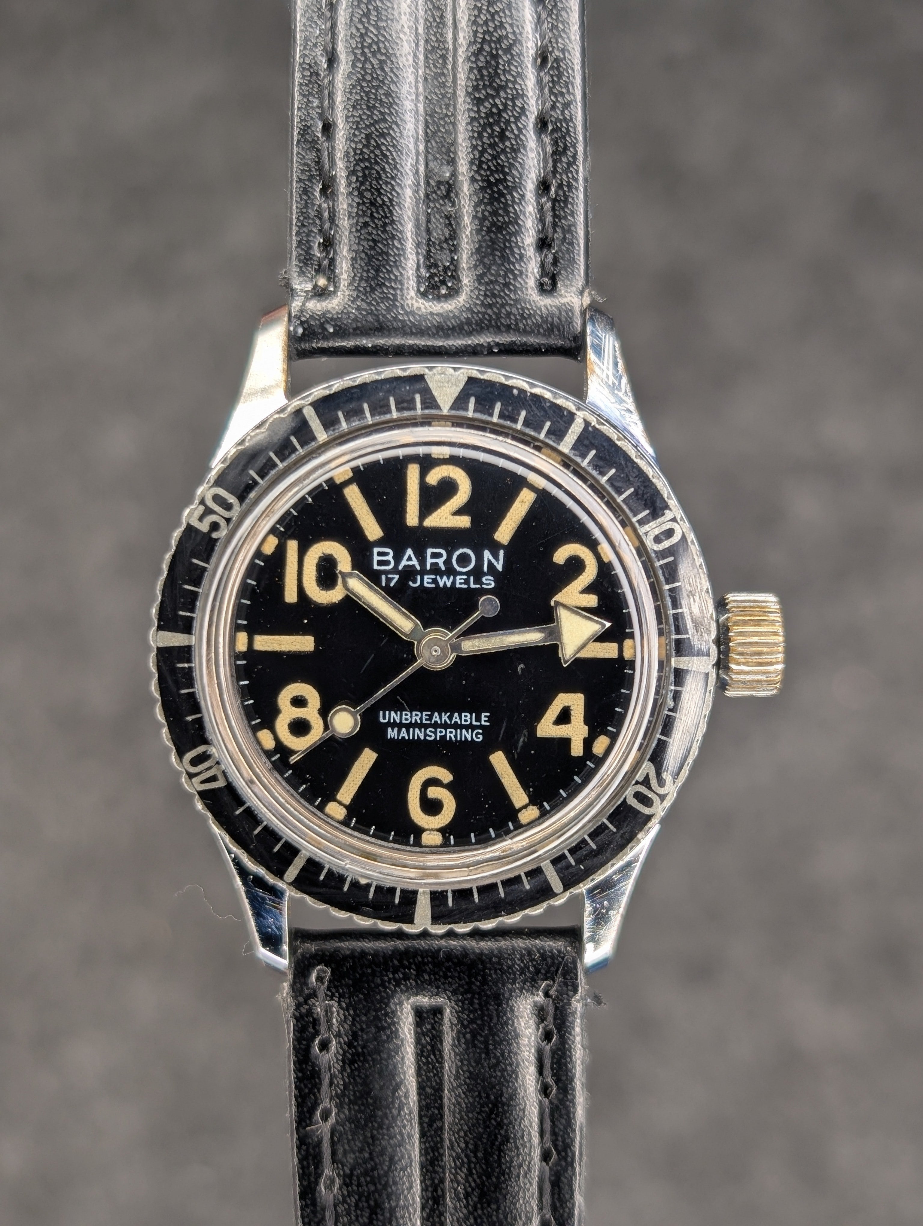 1970's Baron "Cadet" Skindiver - Manual Wind