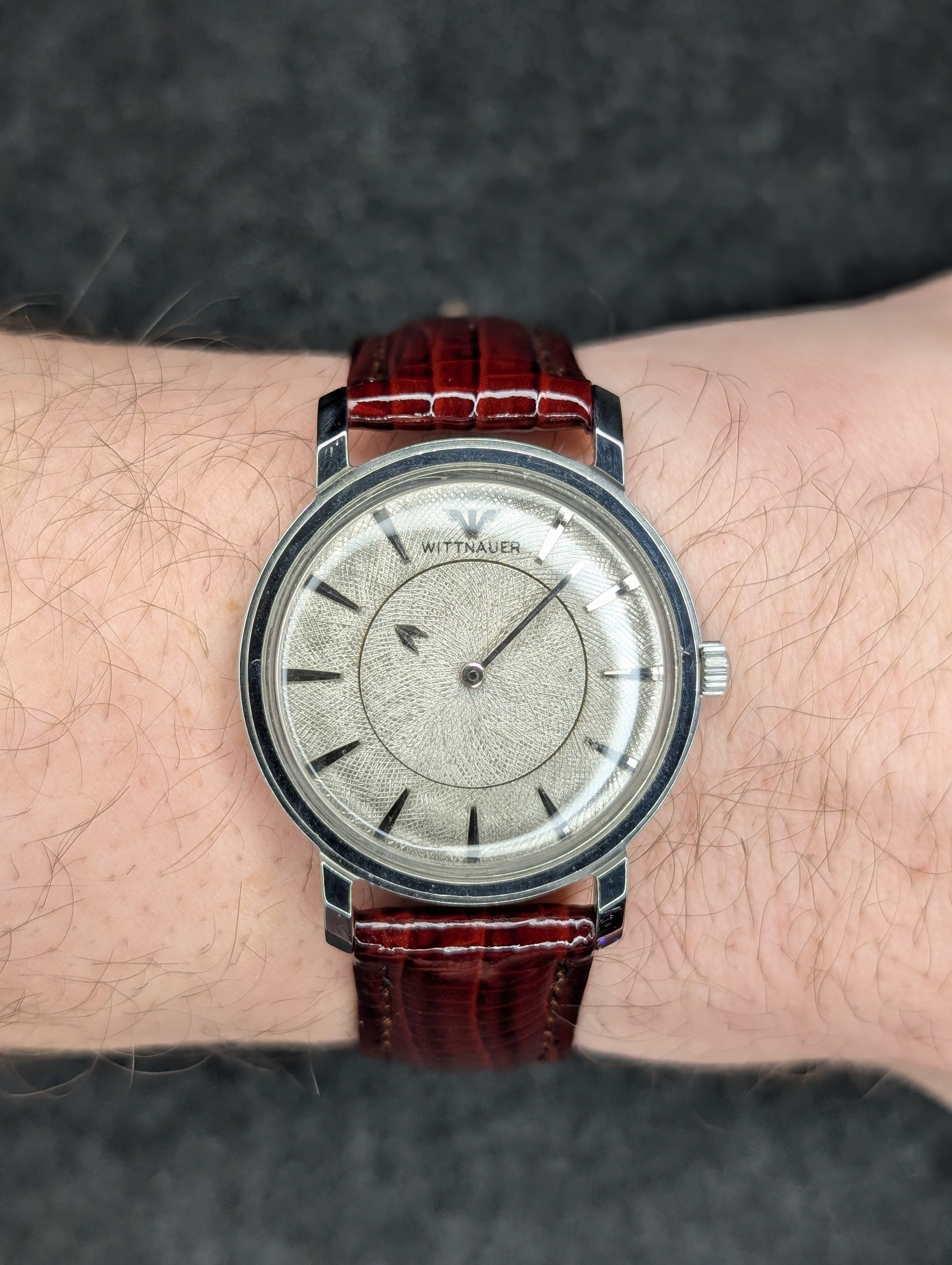 1960's Wittnauer Mystery Dial (With Box) - Manual (Serviced)