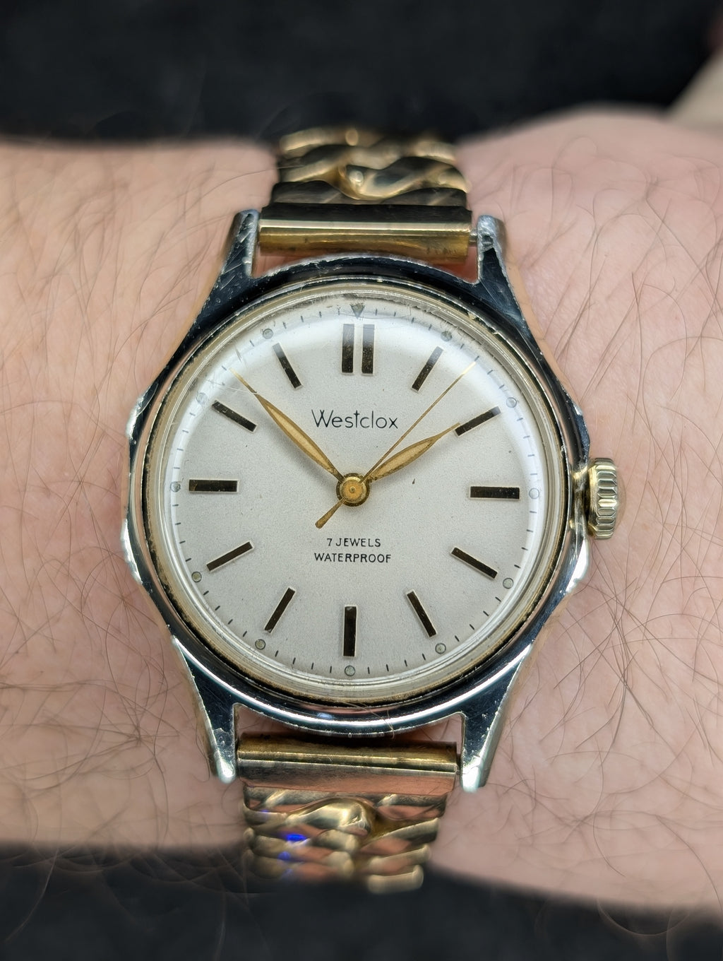 1960's Westclox 17 Jewel Manual Wind