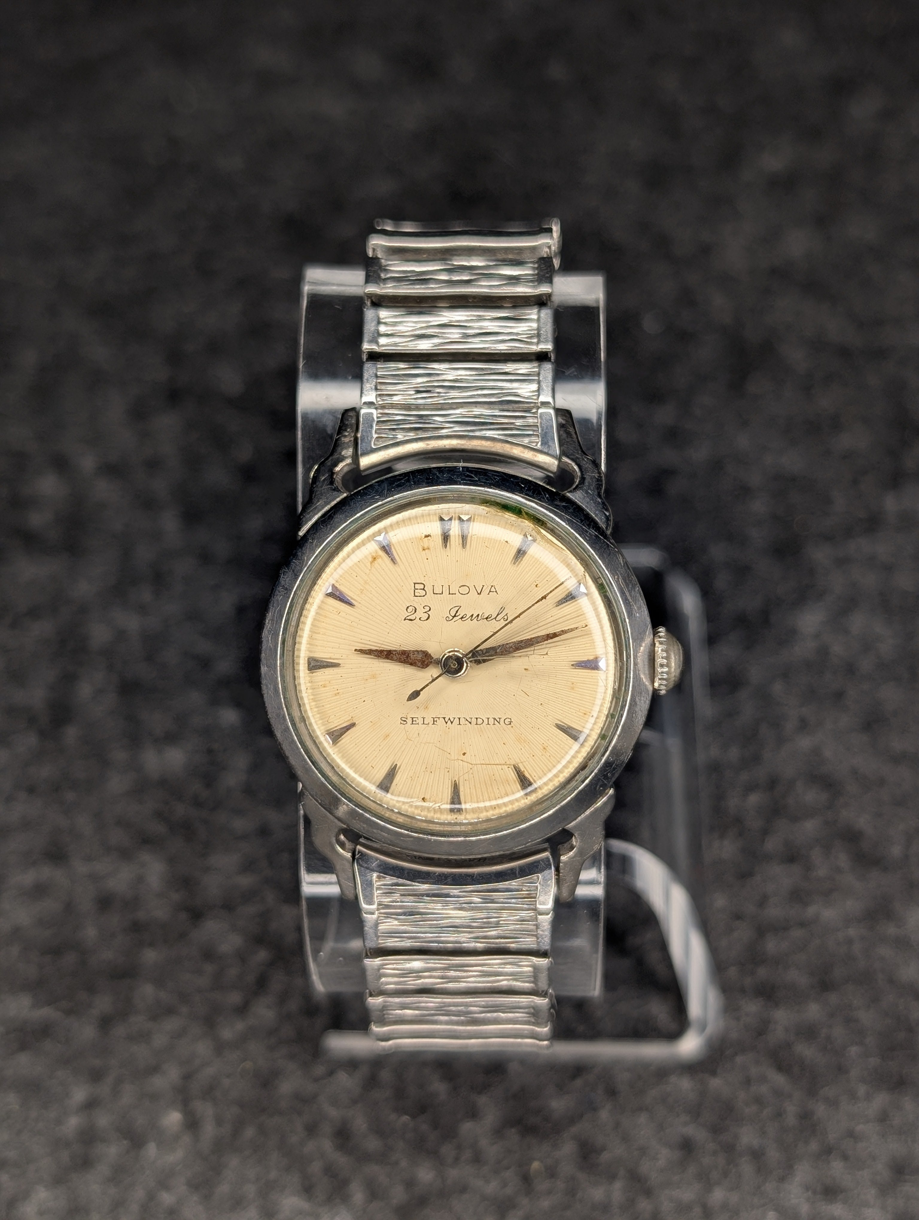 1958 Bulova "H" Sunburst Dial - Self-Winding